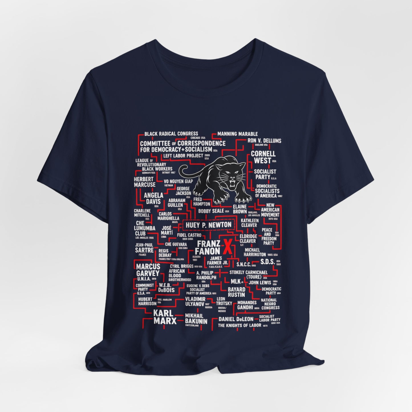 Black Panther Leadership: Unisex Jersey Short Sleeve Tee