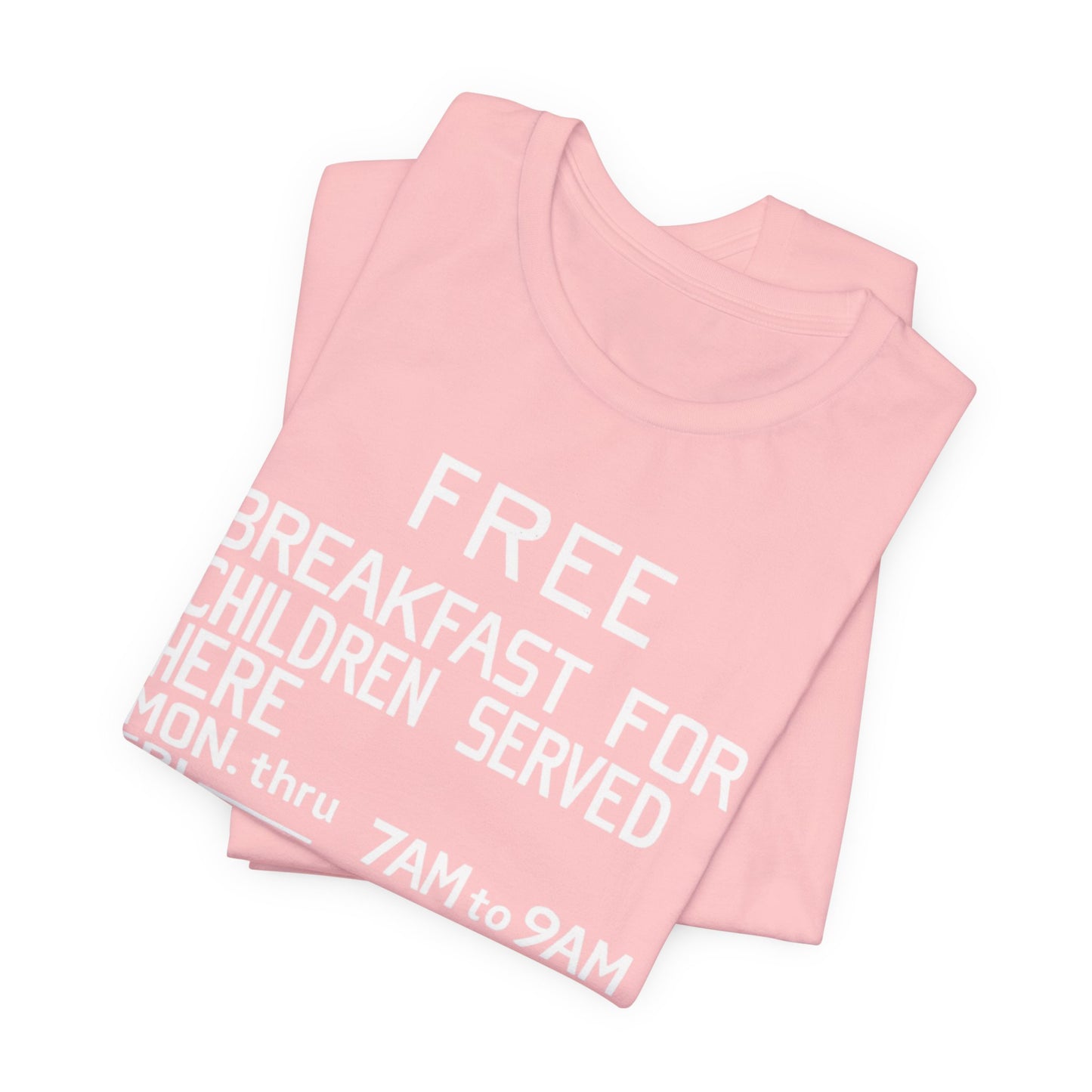 Free Breakfast Program: Unisex Jersey Short Sleeve Tee