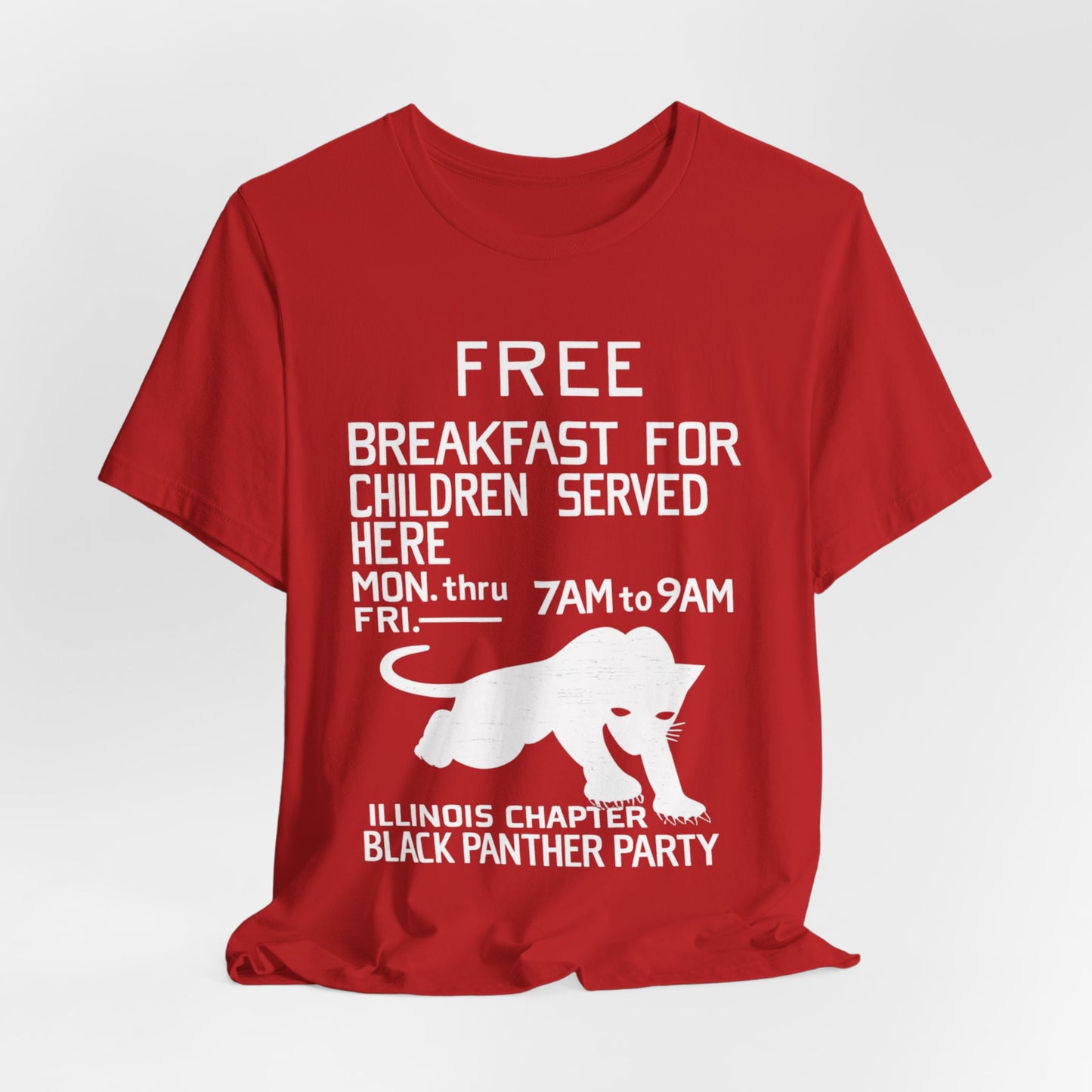 Free Breakfast Program: Unisex Jersey Short Sleeve Tee