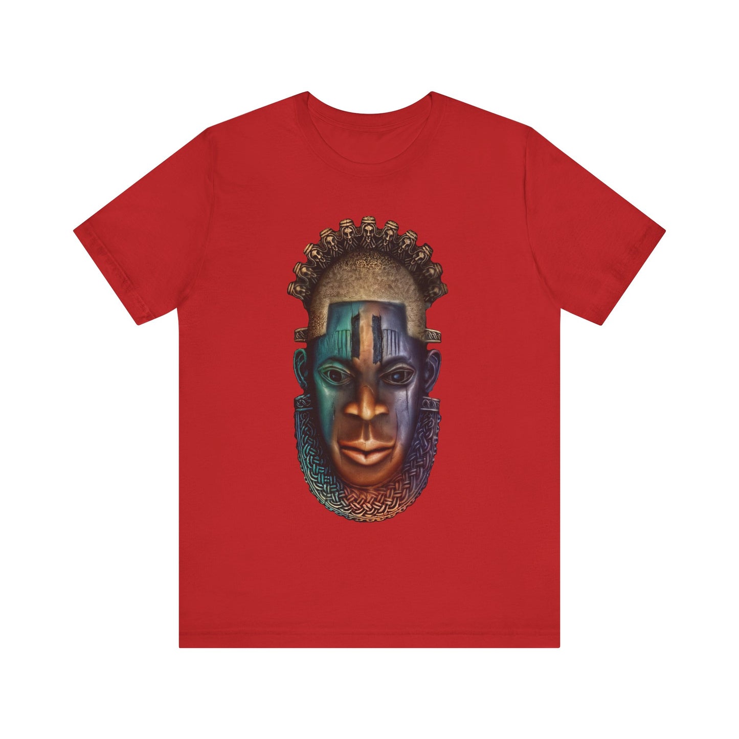 Queen Mother Mask: Unisex Jersey Short Sleeve Tee