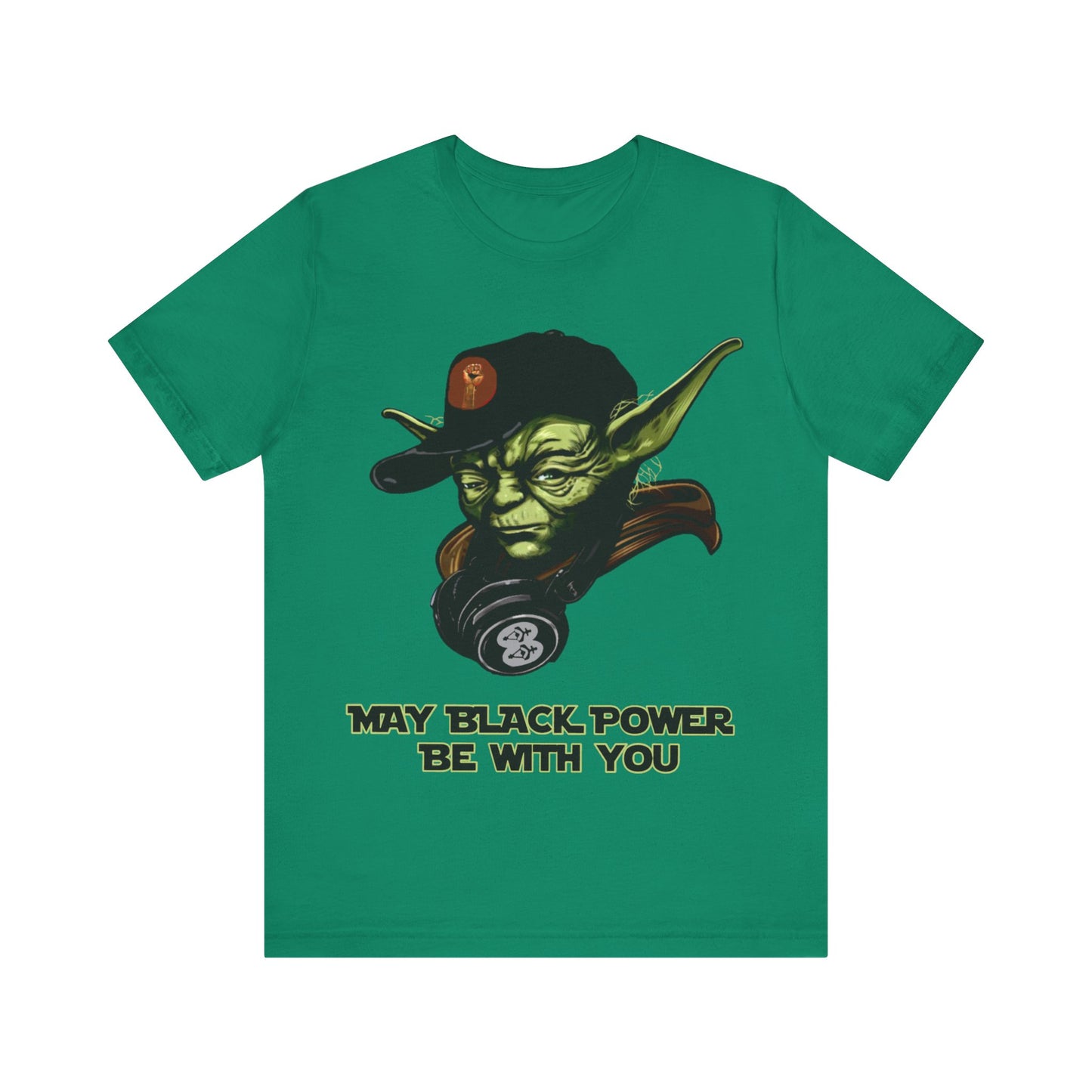 May Black Power Be With You: Unisex Jersey Short Sleeve Tee