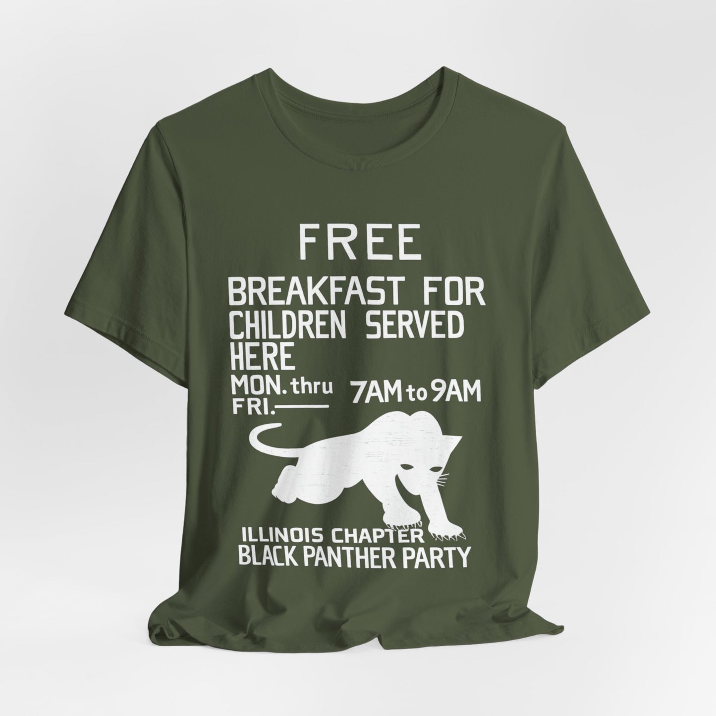 Free Breakfast Program: Unisex Jersey Short Sleeve Tee