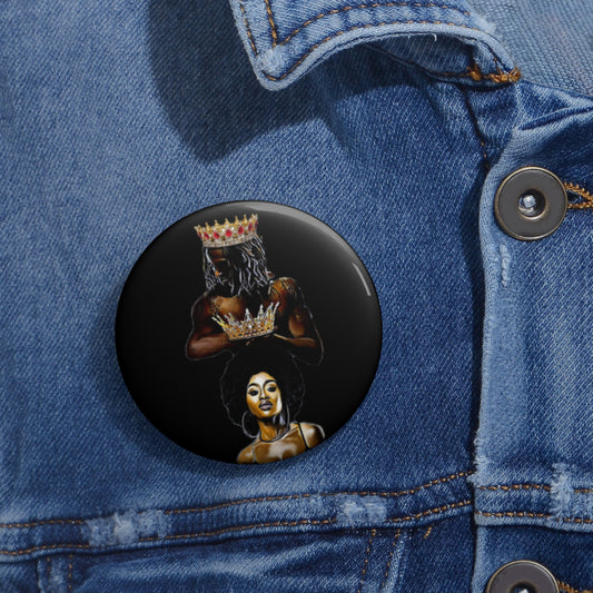 Crowned Couple: Custom Buttons