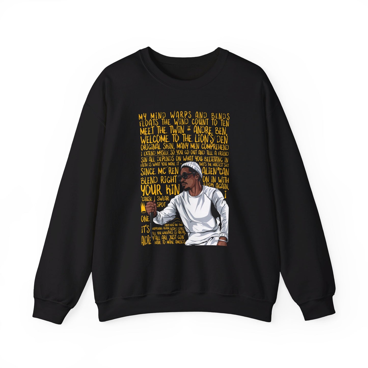 Andre 3000: Unisex Heavy Blend™ Crewneck Sweatshirt