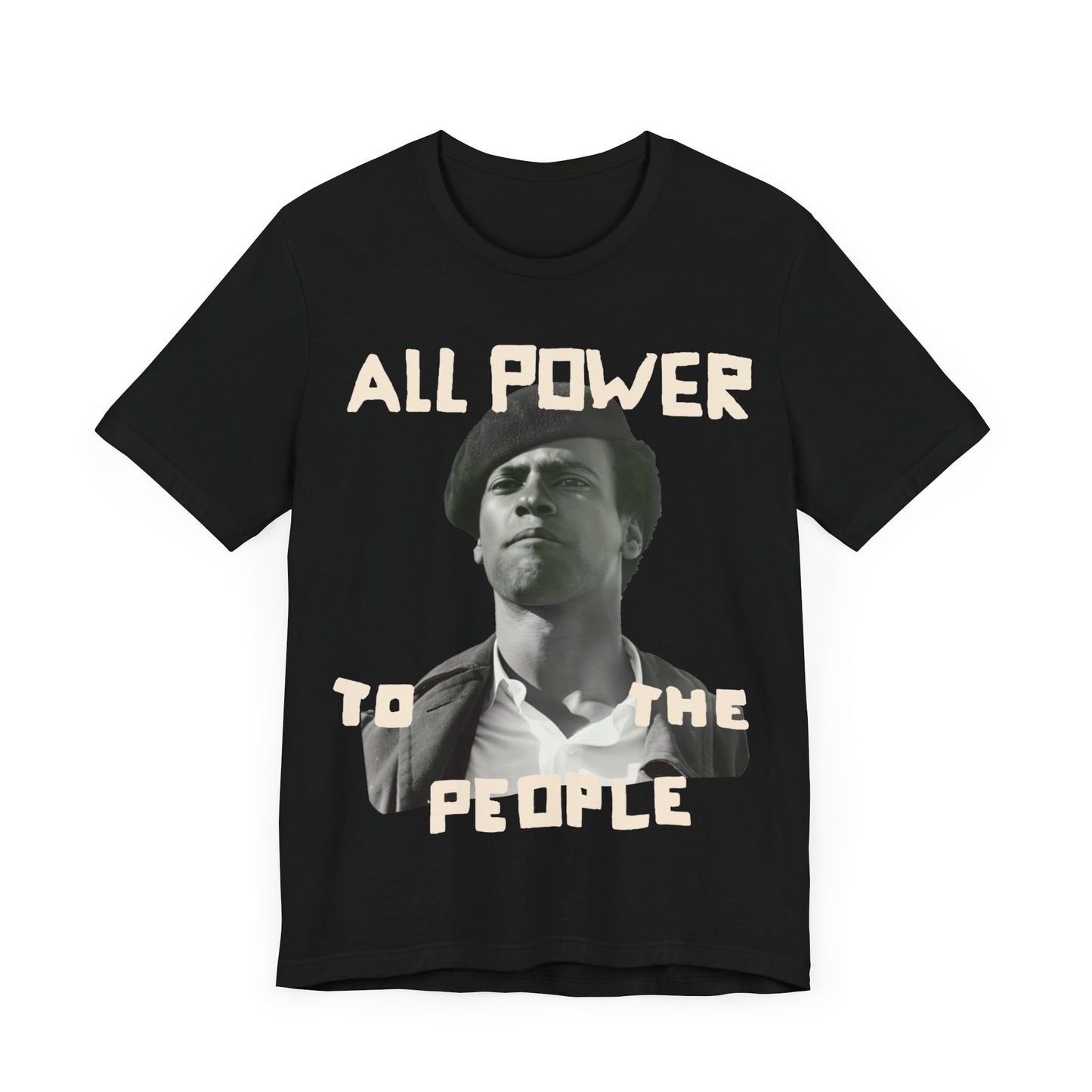 Dr. Huey P Newton/Power: Unisex Jersey Short Sleeve Tee