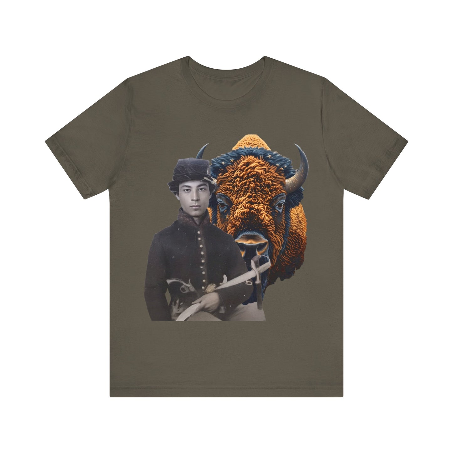 Cathay Williams/Buffalo Soldier: Unisex Jersey Short Sleeve Tee