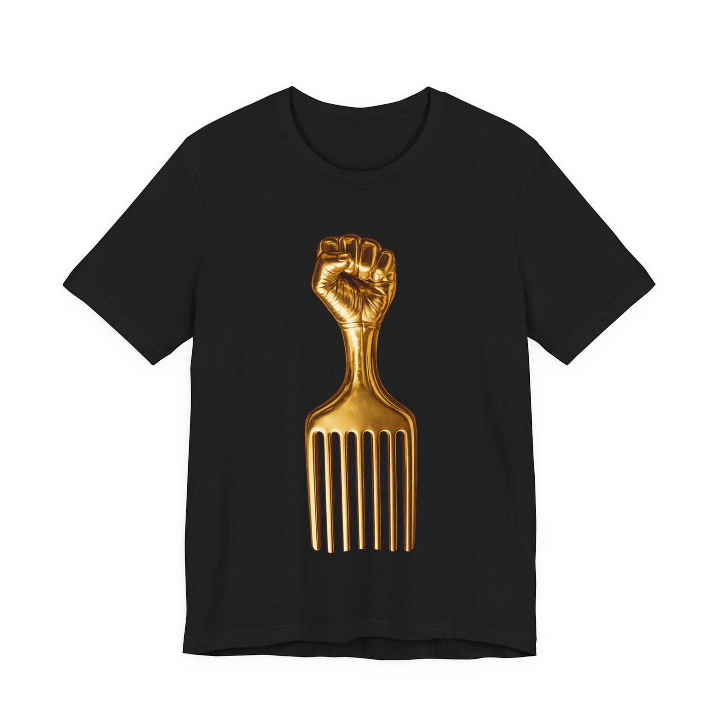 Golden Fist Pick: Unisex Jersey Short Sleeve Tee