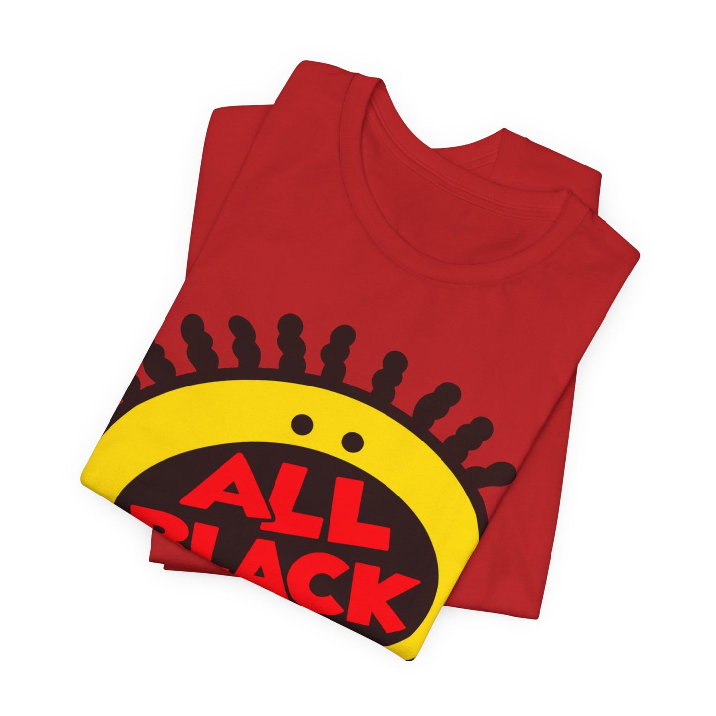 All Black: Unisex Jersey Short Sleeve Tee