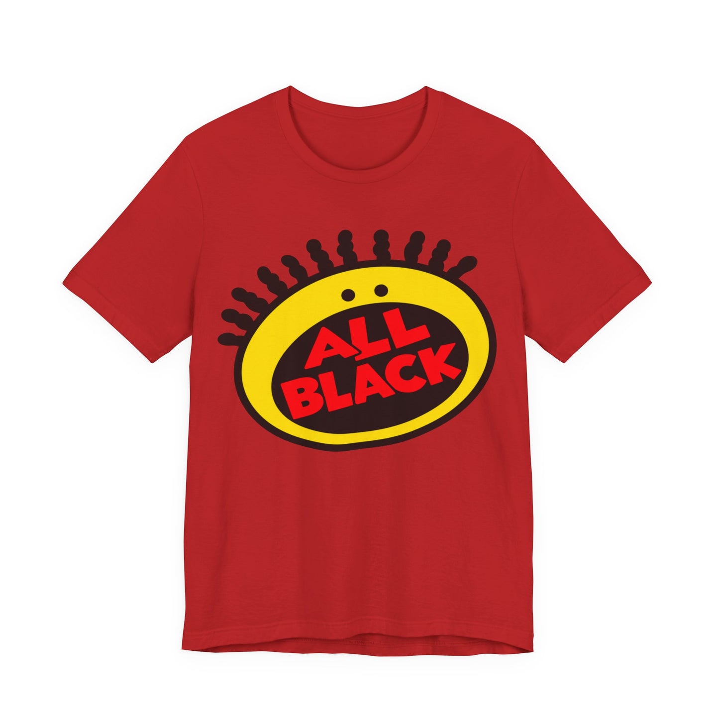 All Black: Unisex Jersey Short Sleeve Tee