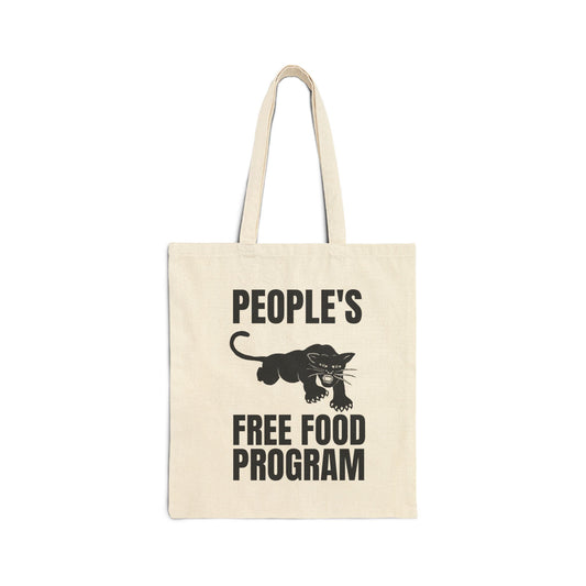 People"s Free Food Program: Cotton Canvas Tote Bag