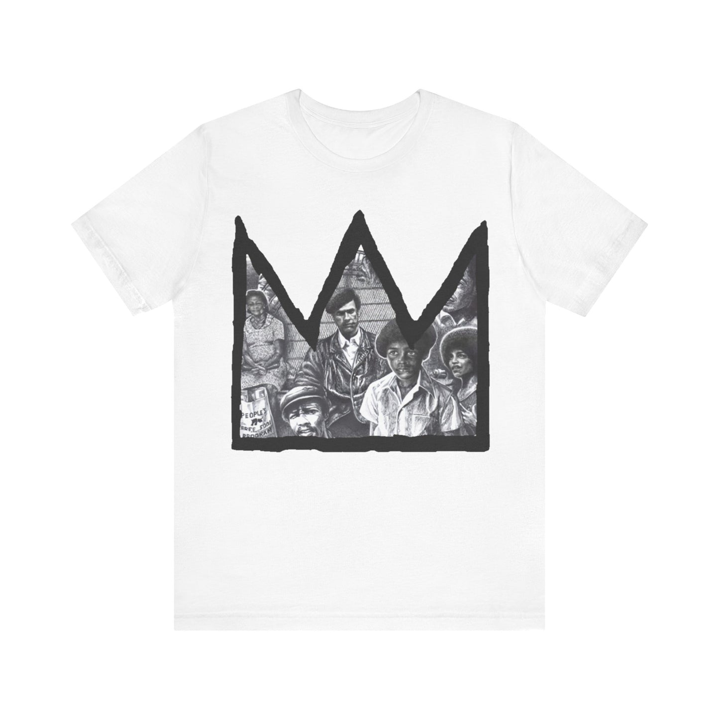 Black Panther Crown: Unisex Jersey Short Sleeve Tee