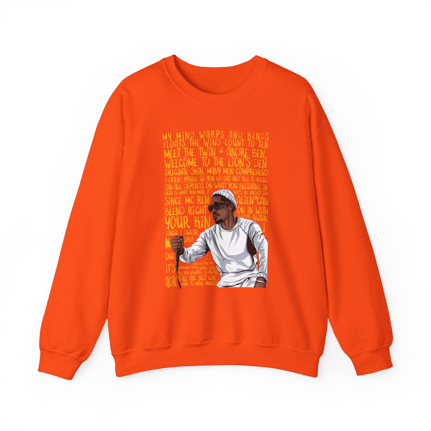 Andre 3000: Unisex Heavy Blend™ Crewneck Sweatshirt