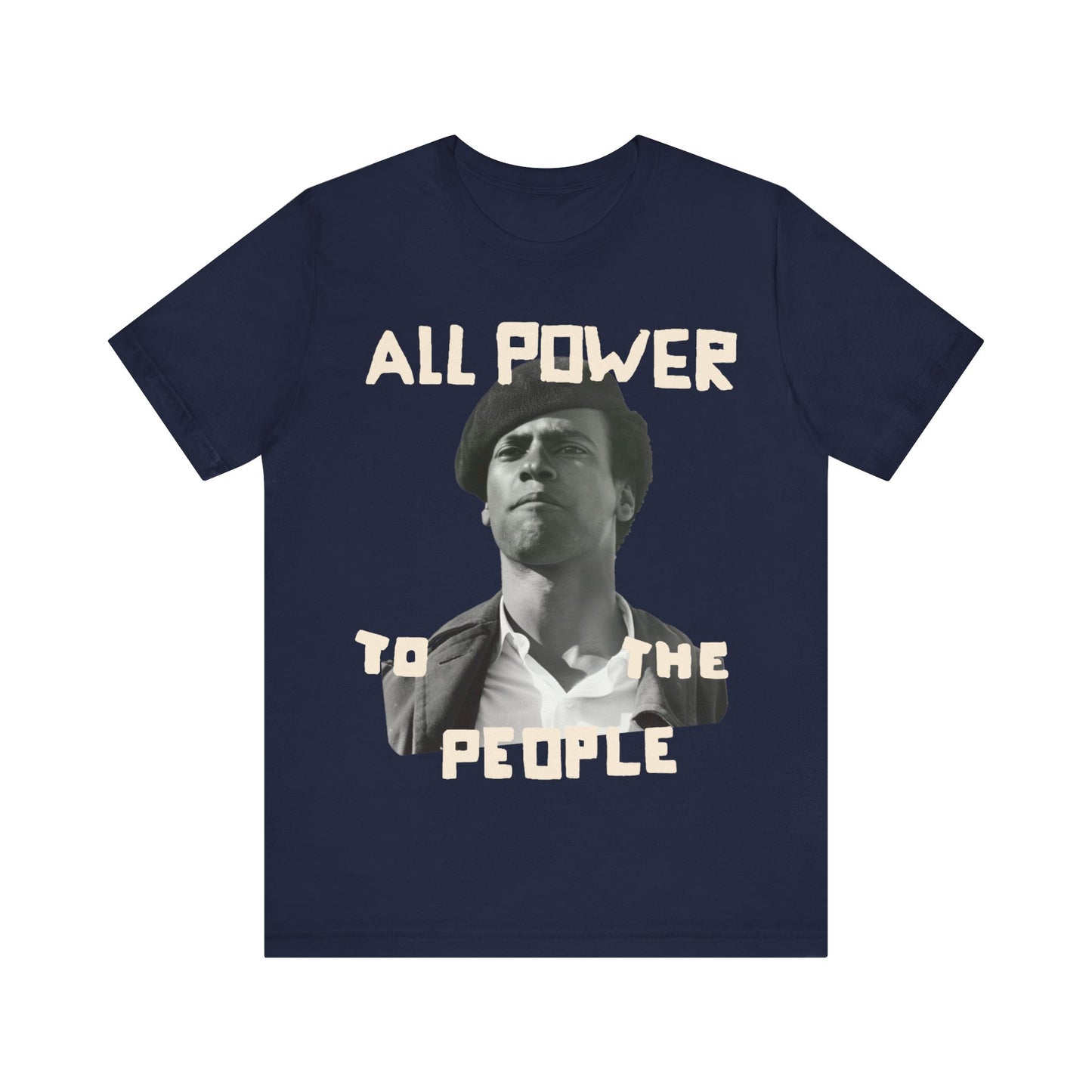 Dr. Huey P Newton/Power: Unisex Jersey Short Sleeve Tee