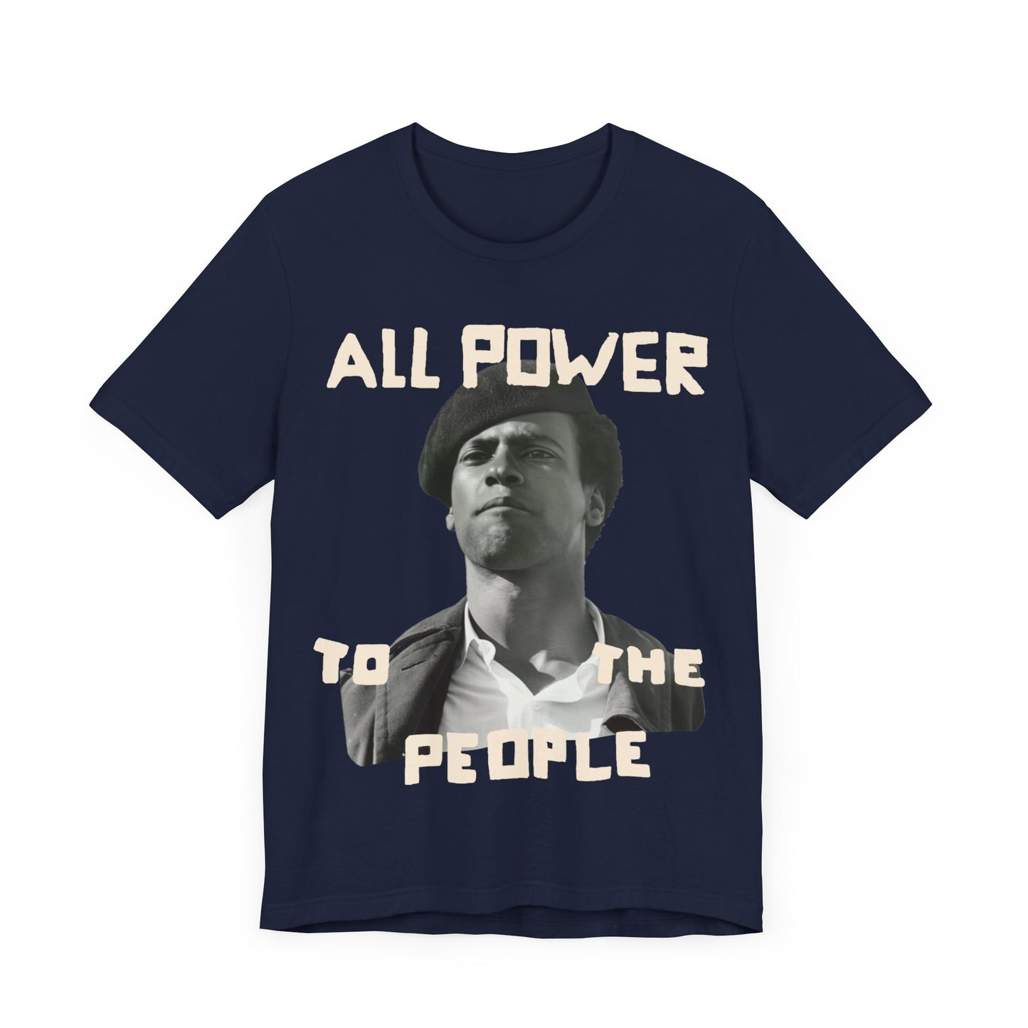 Dr. Huey P Newton/Power: Unisex Jersey Short Sleeve Tee