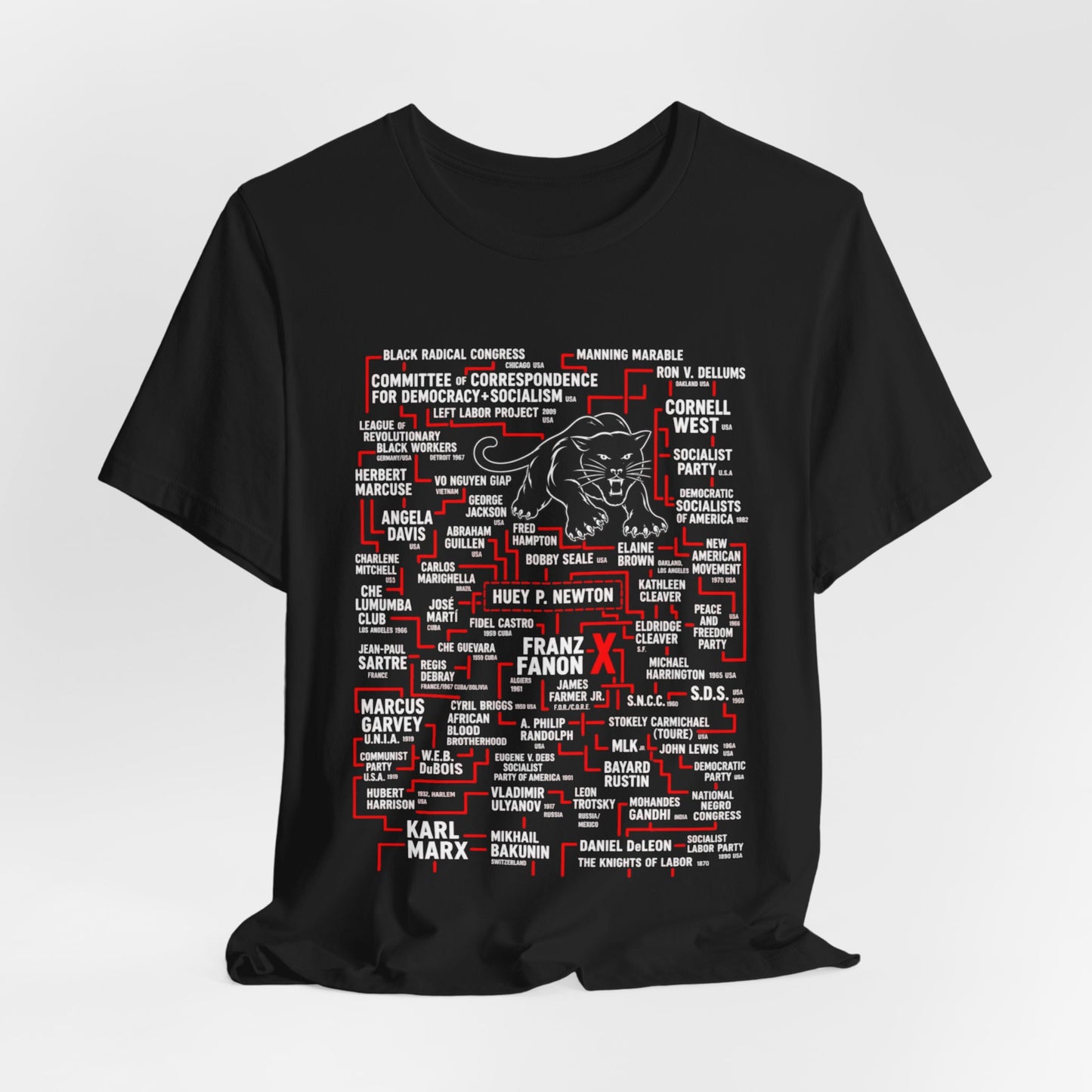 Black Panther Leadership: Unisex Jersey Short Sleeve Tee