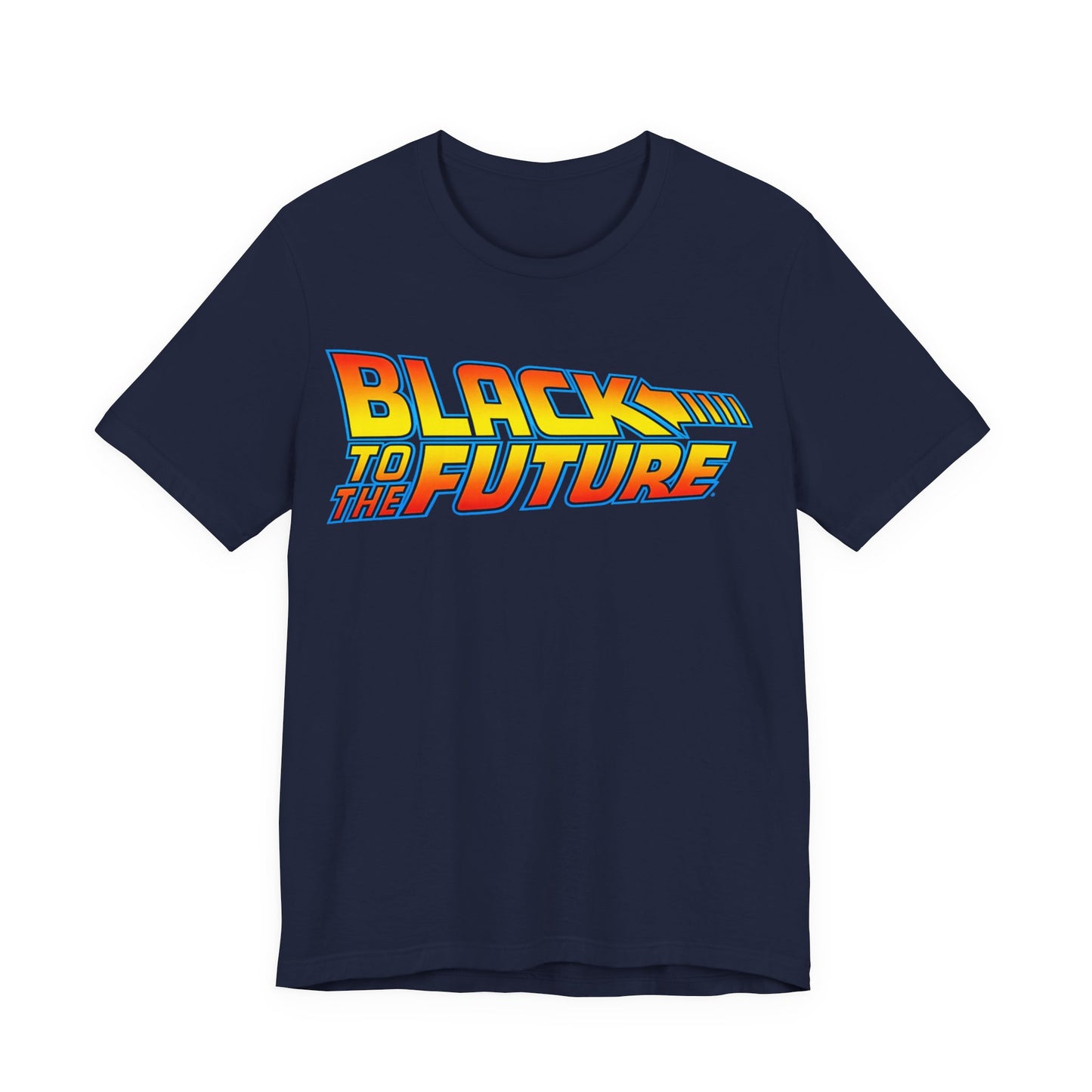 Black to the Future: Unisex Jersey Short Sleeve Tee