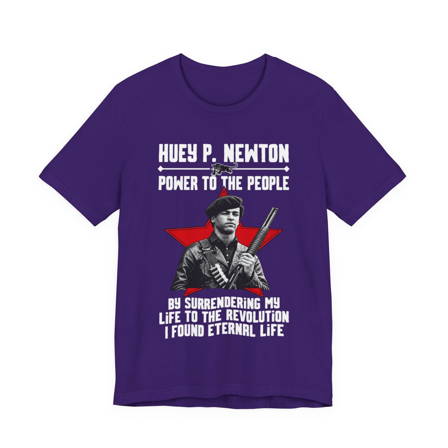 Dr. Huey P. Newton/Power to the People: Unisex Jersey Short Sleeve Tee