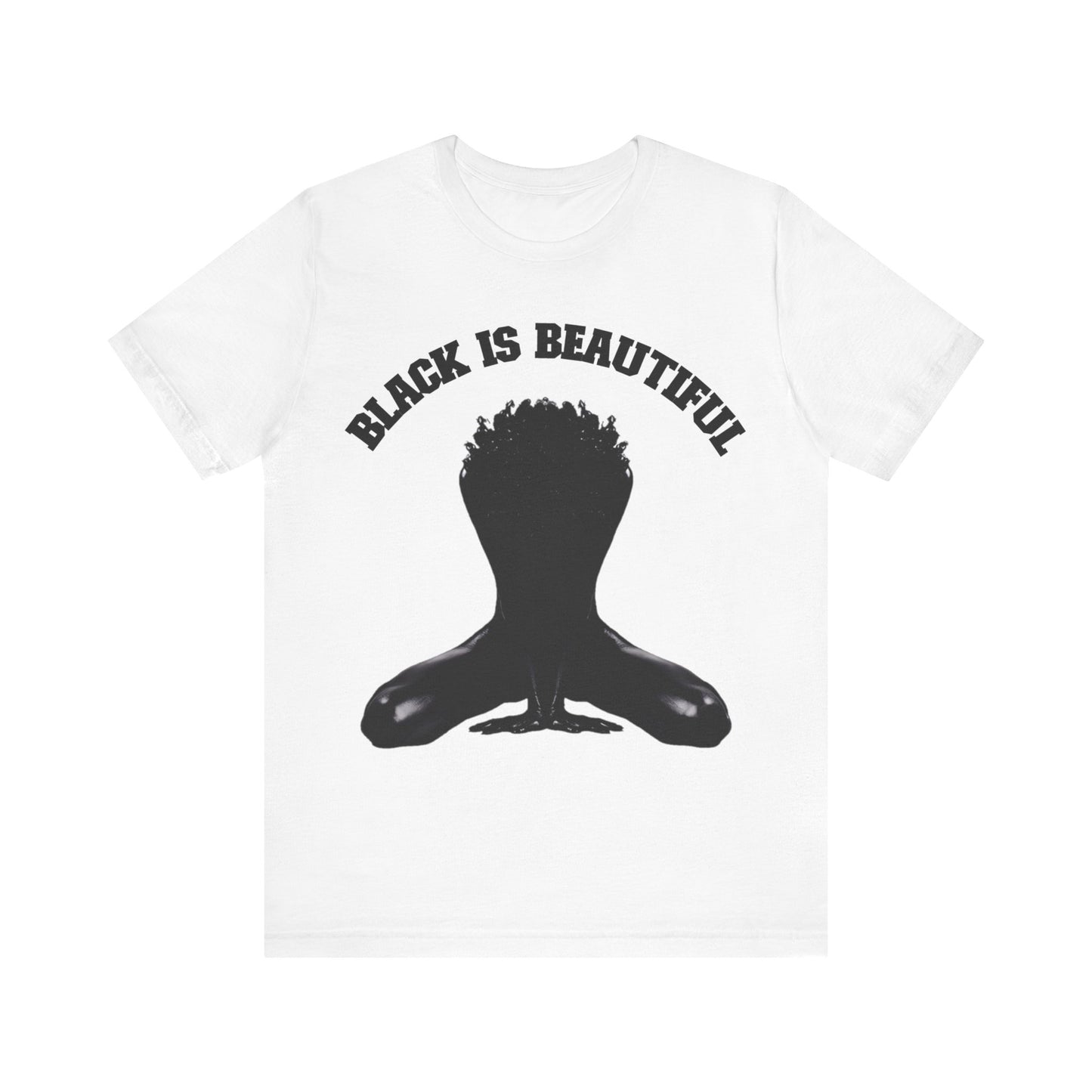 Black is Beautiful: Unisex Jersey Short Sleeve Tee