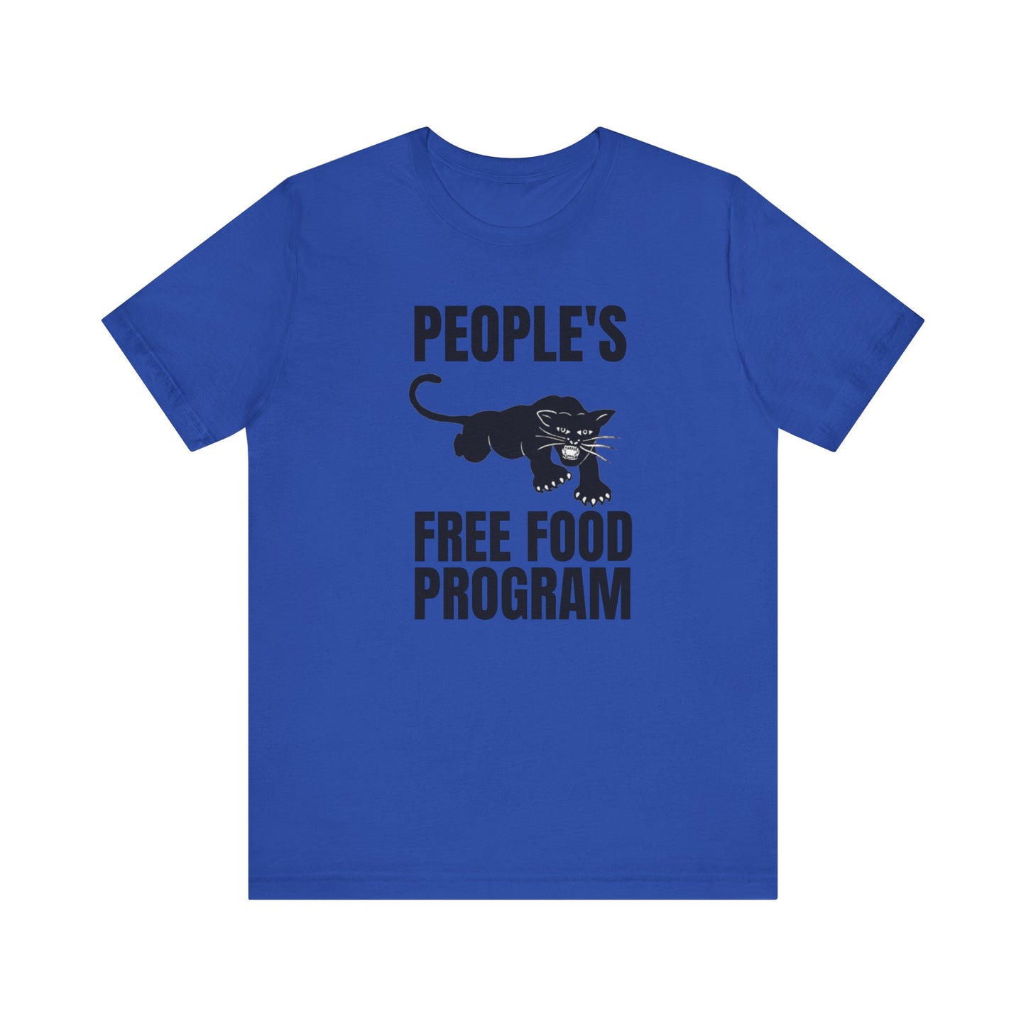 People's Free Food Program: Unisex Jersey Short Sleeve Tee