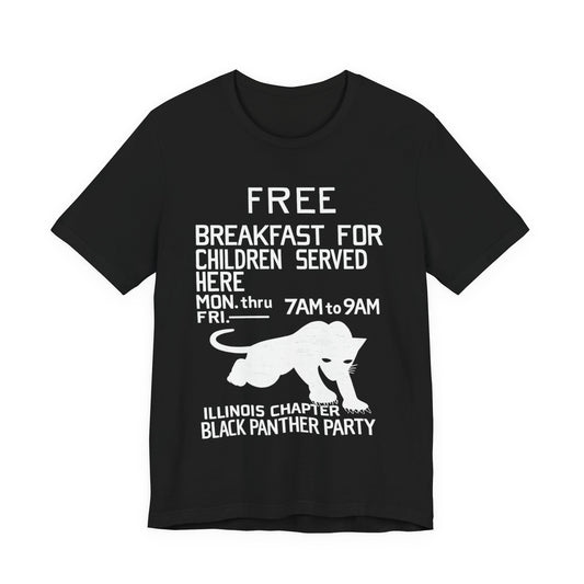 Free Breakfast Program: Unisex Jersey Short Sleeve Tee