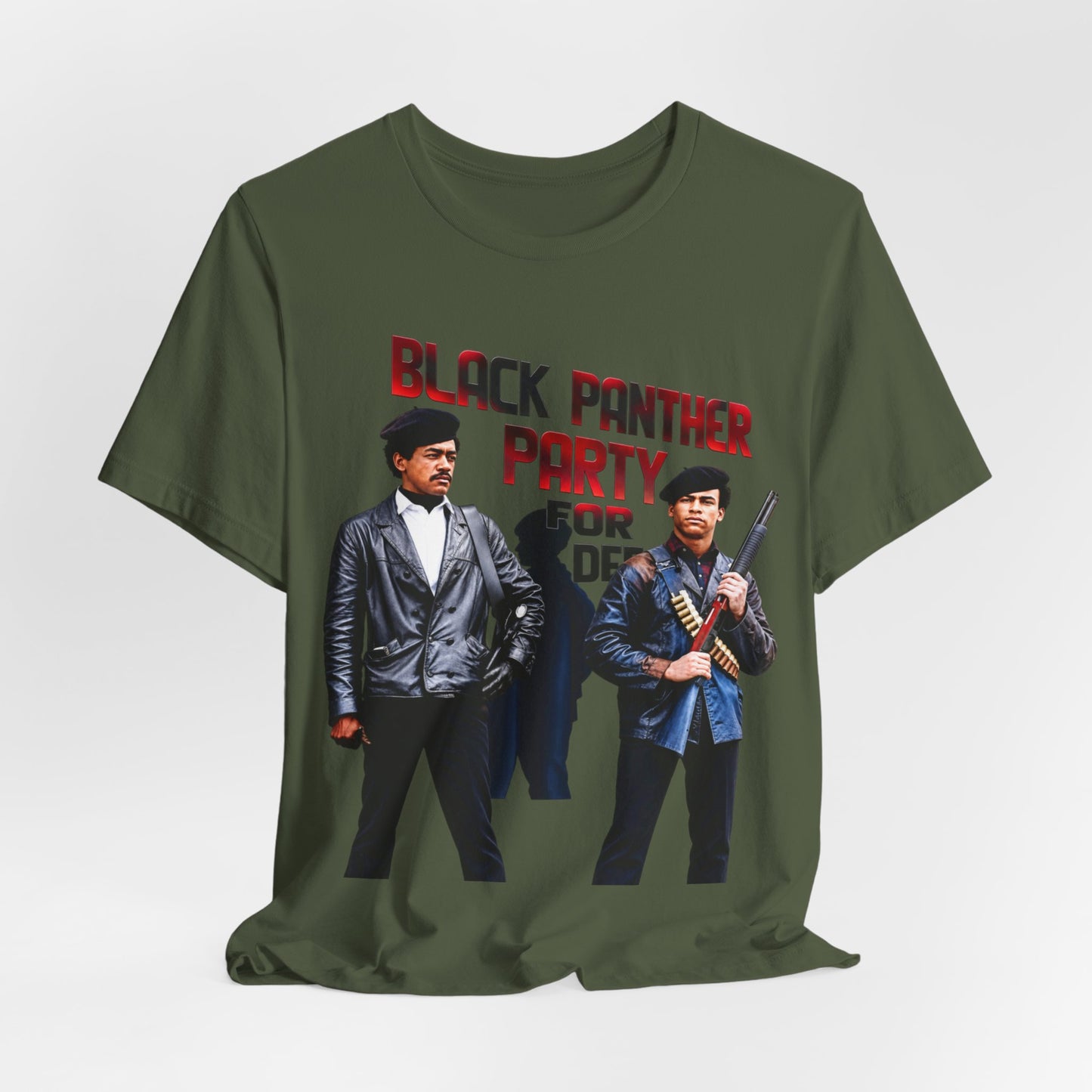 Panther Founders (Huey & Bobby): Unisex Jersey Short Sleeve Tee