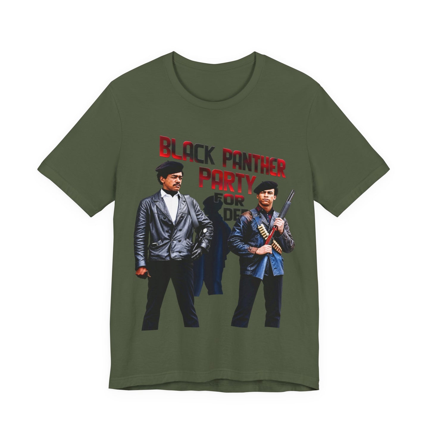 Panther Founders (Huey & Bobby): Unisex Jersey Short Sleeve Tee