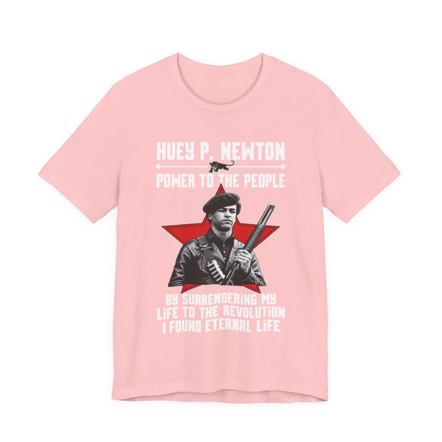 Dr. Huey P. Newton/Power to the People: Unisex Jersey Short Sleeve Tee