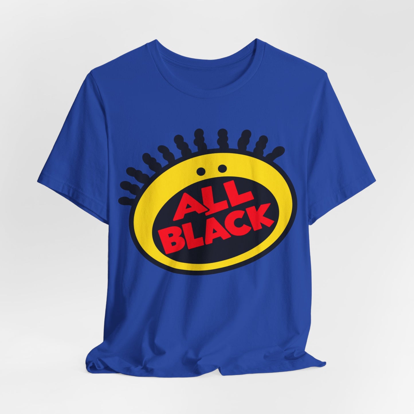 All Black: Unisex Jersey Short Sleeve Tee