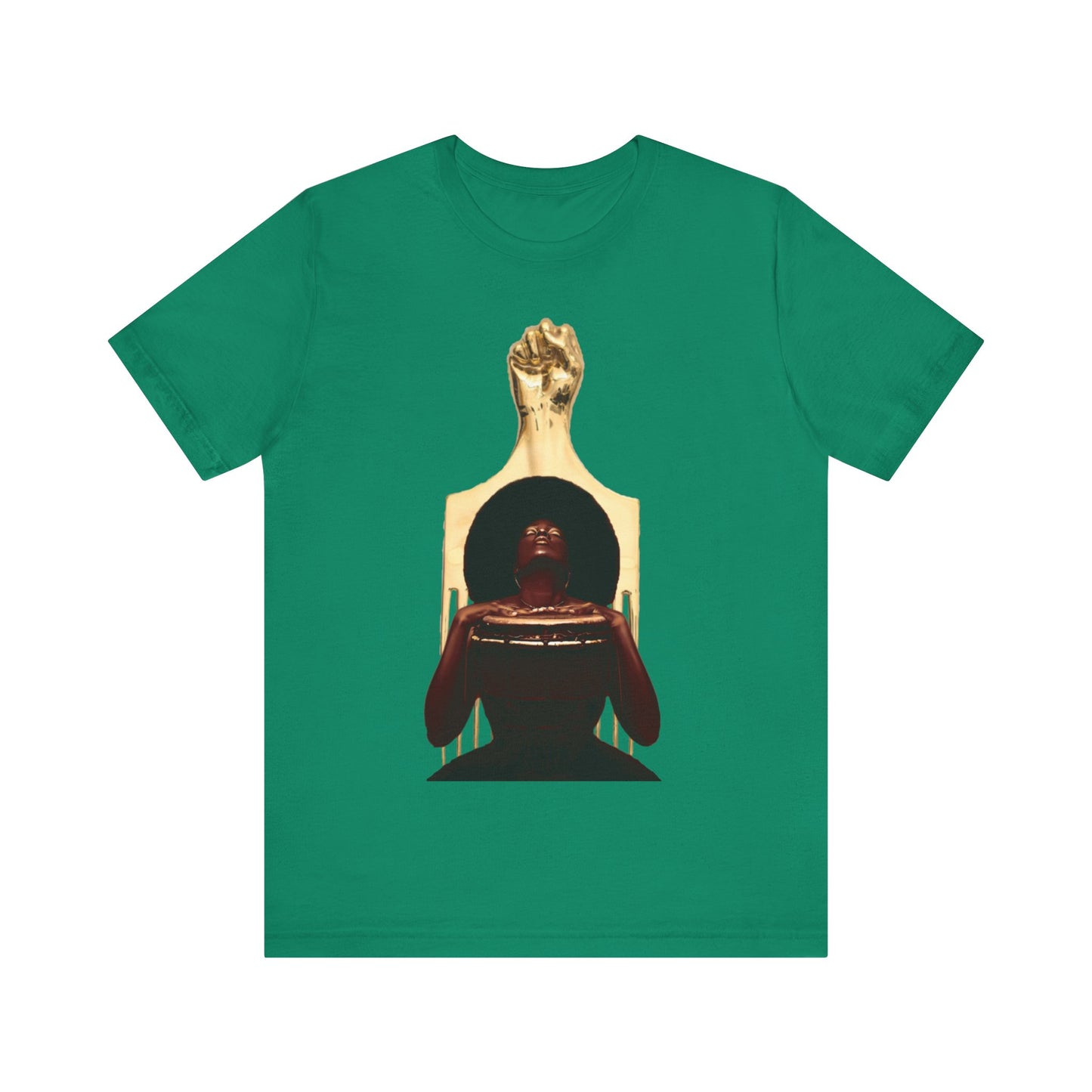 Golden Fro: Unisex Jersey Short Sleeve Tee