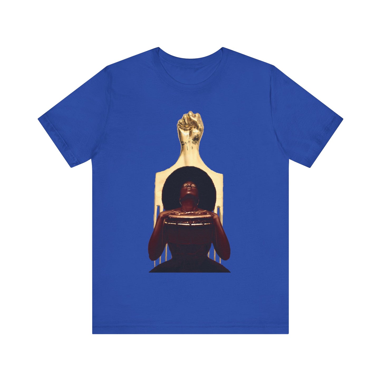 Golden Fro: Unisex Jersey Short Sleeve Tee