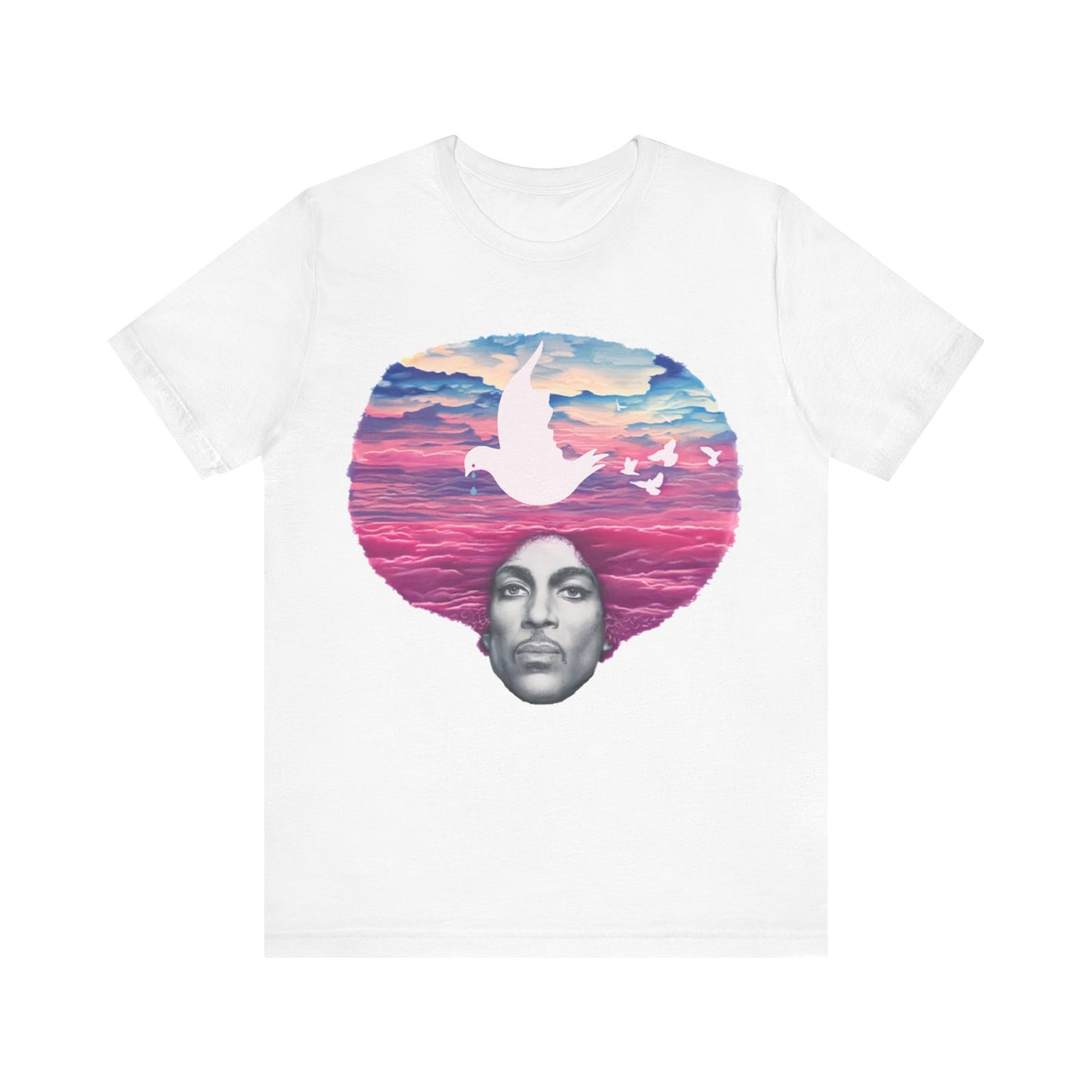 When Doves Cry: Unisex Jersey Short Sleeve Tee