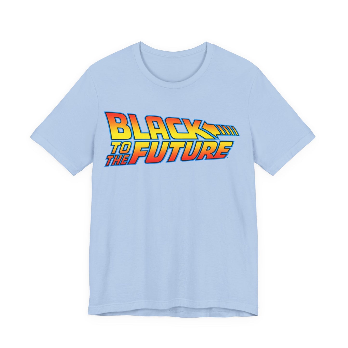 Black to the Future: Unisex Jersey Short Sleeve Tee
