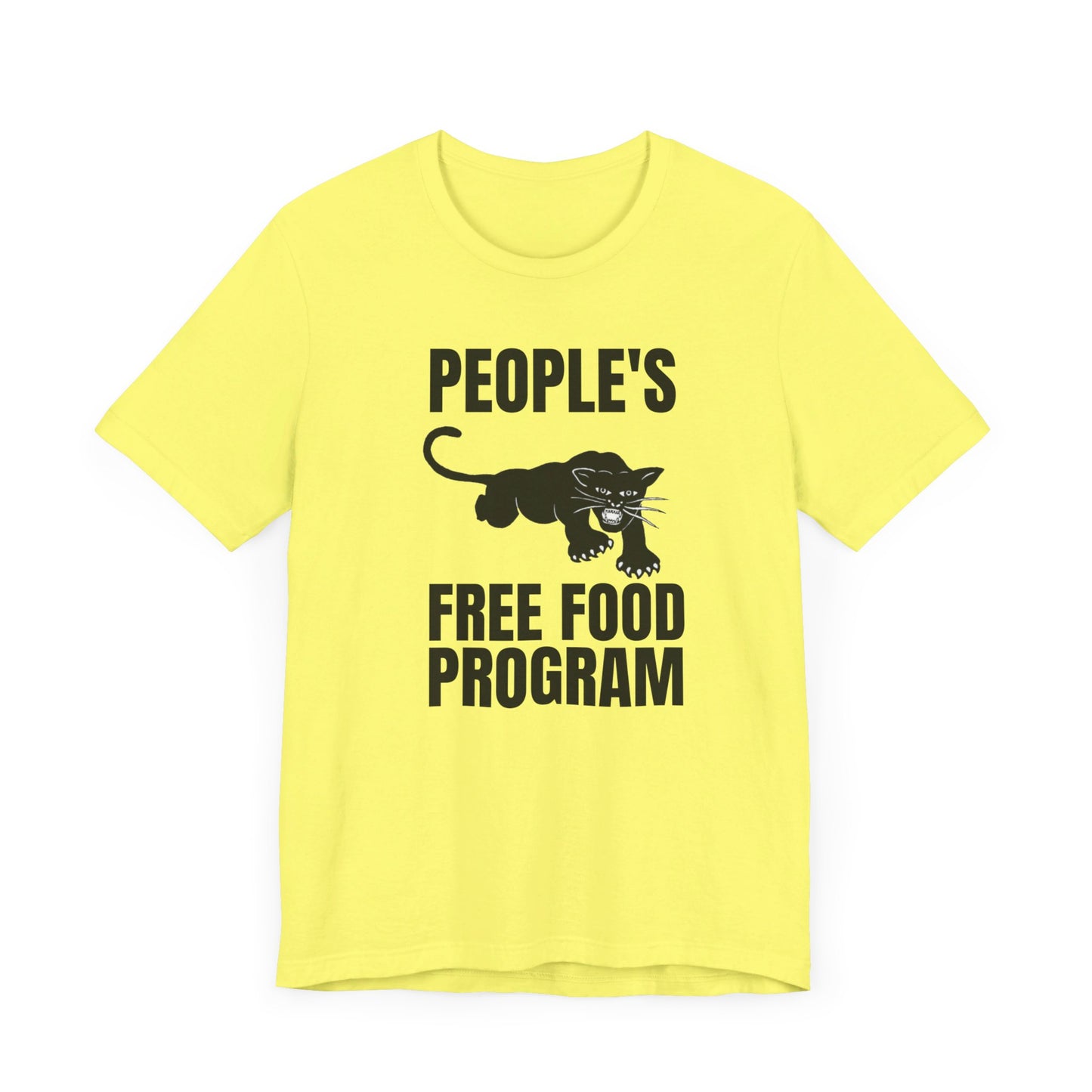 People's Free Food Program: Unisex Jersey Short Sleeve Tee