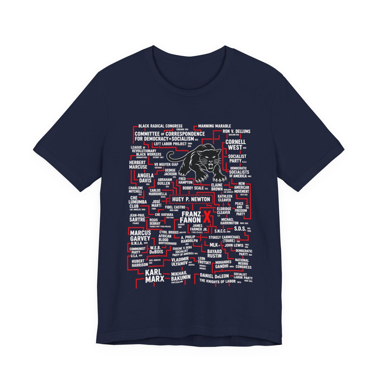 Black Panther Leadership: Unisex Jersey Short Sleeve Tee