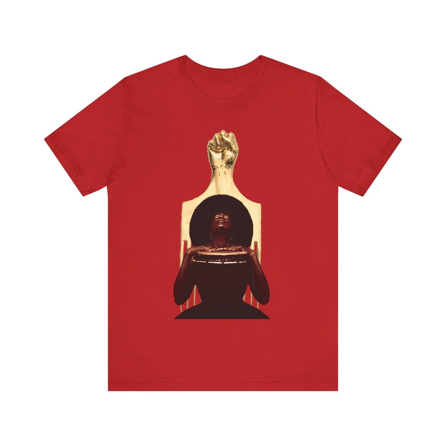 Golden Fro: Unisex Jersey Short Sleeve Tee