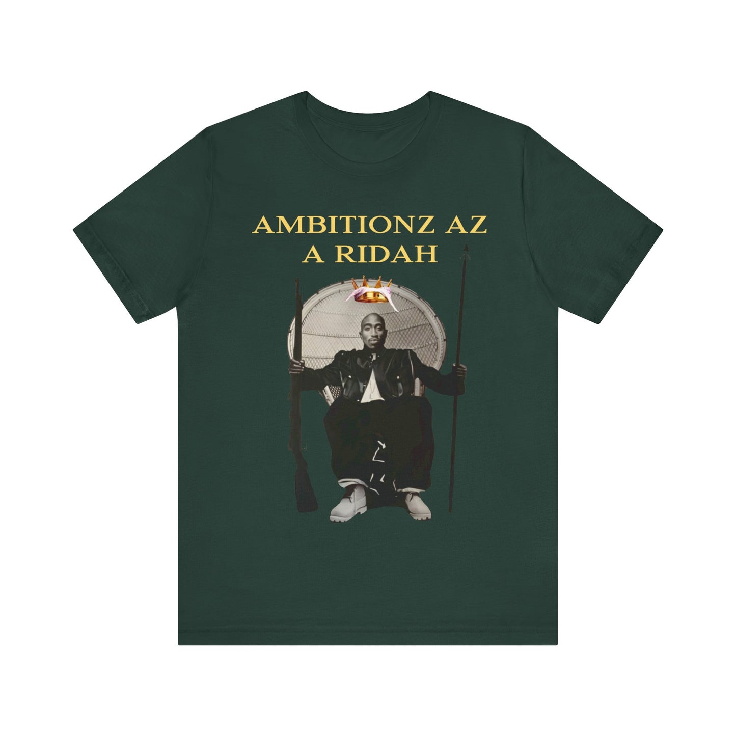 Ambitionz Az A Ridah: Unisex Jersey Short Sleeve Tee