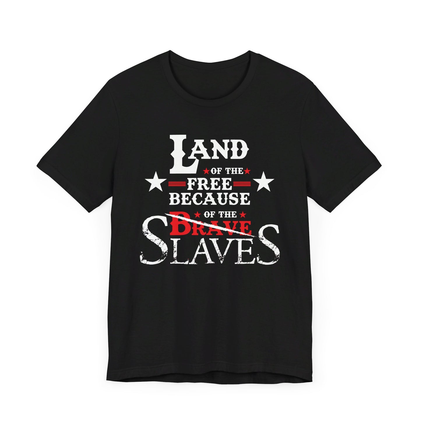 Because Of The Slaves: Kings' Jersey Short Sleeve Tee