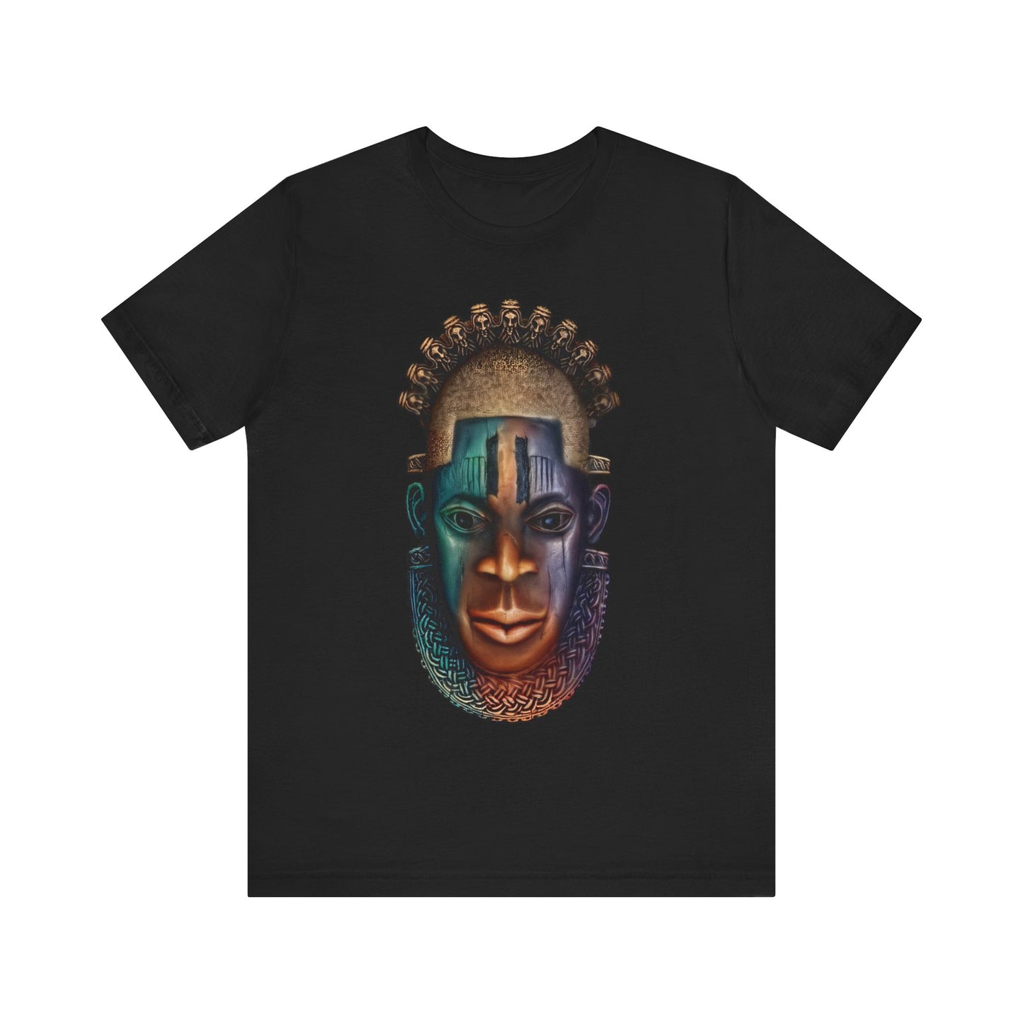 Queen Mother Mask: Unisex Jersey Short Sleeve Tee