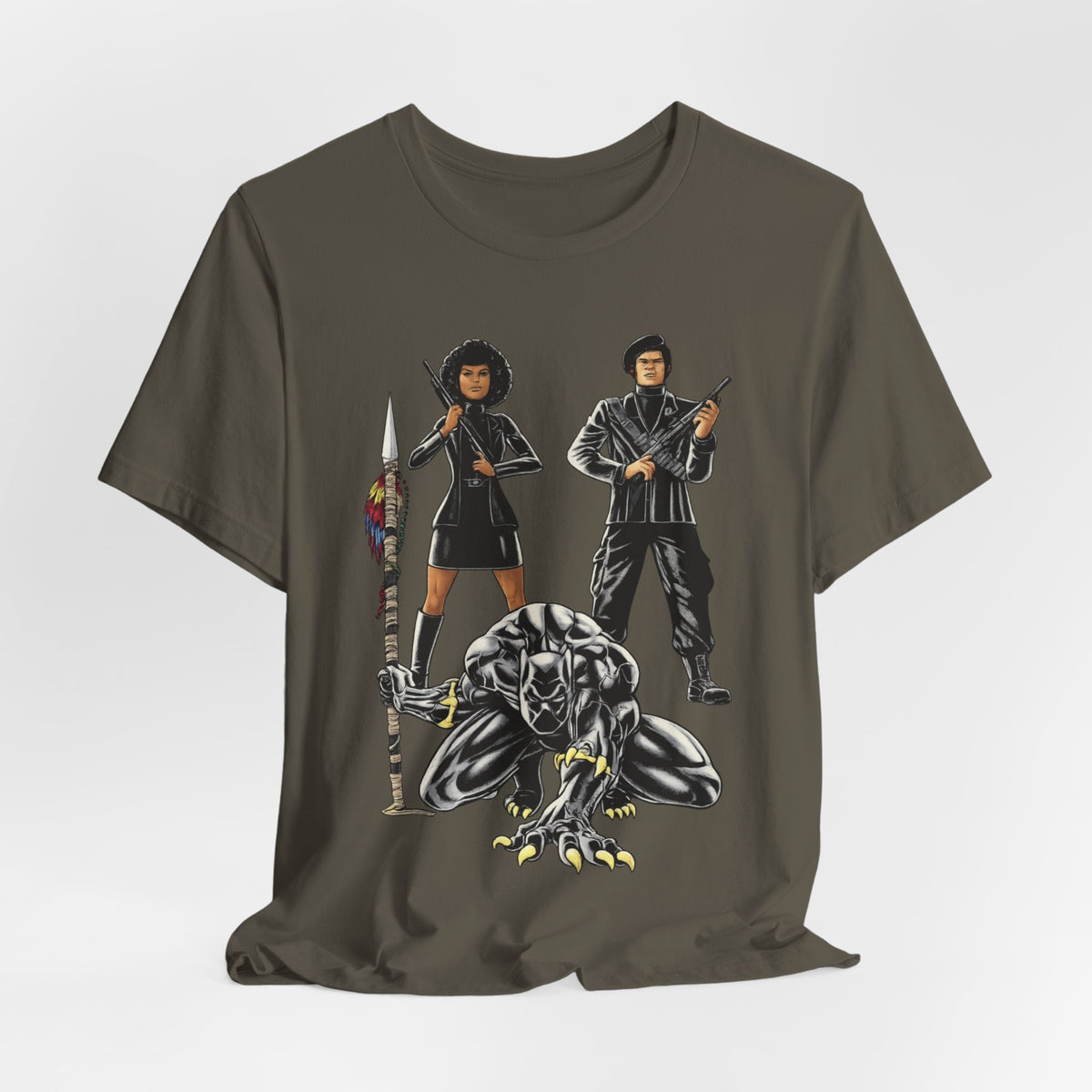 The Panthers: Unisex Jersey Short Sleeve Tee