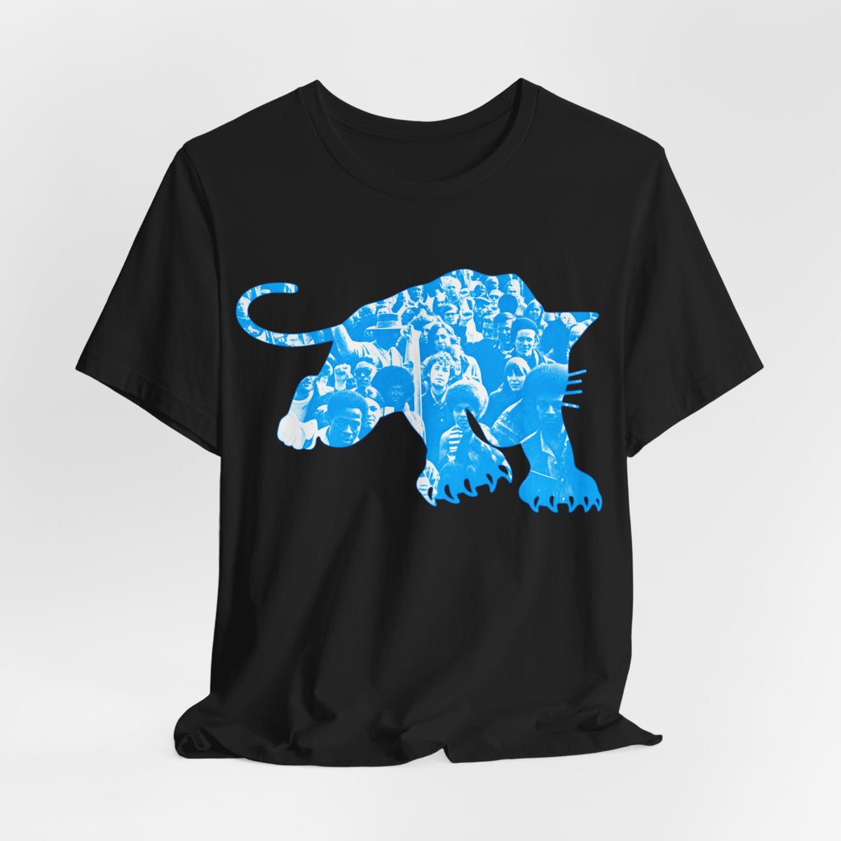 Power to the People/Panther: Unisex Jersey Short Sleeve Tee