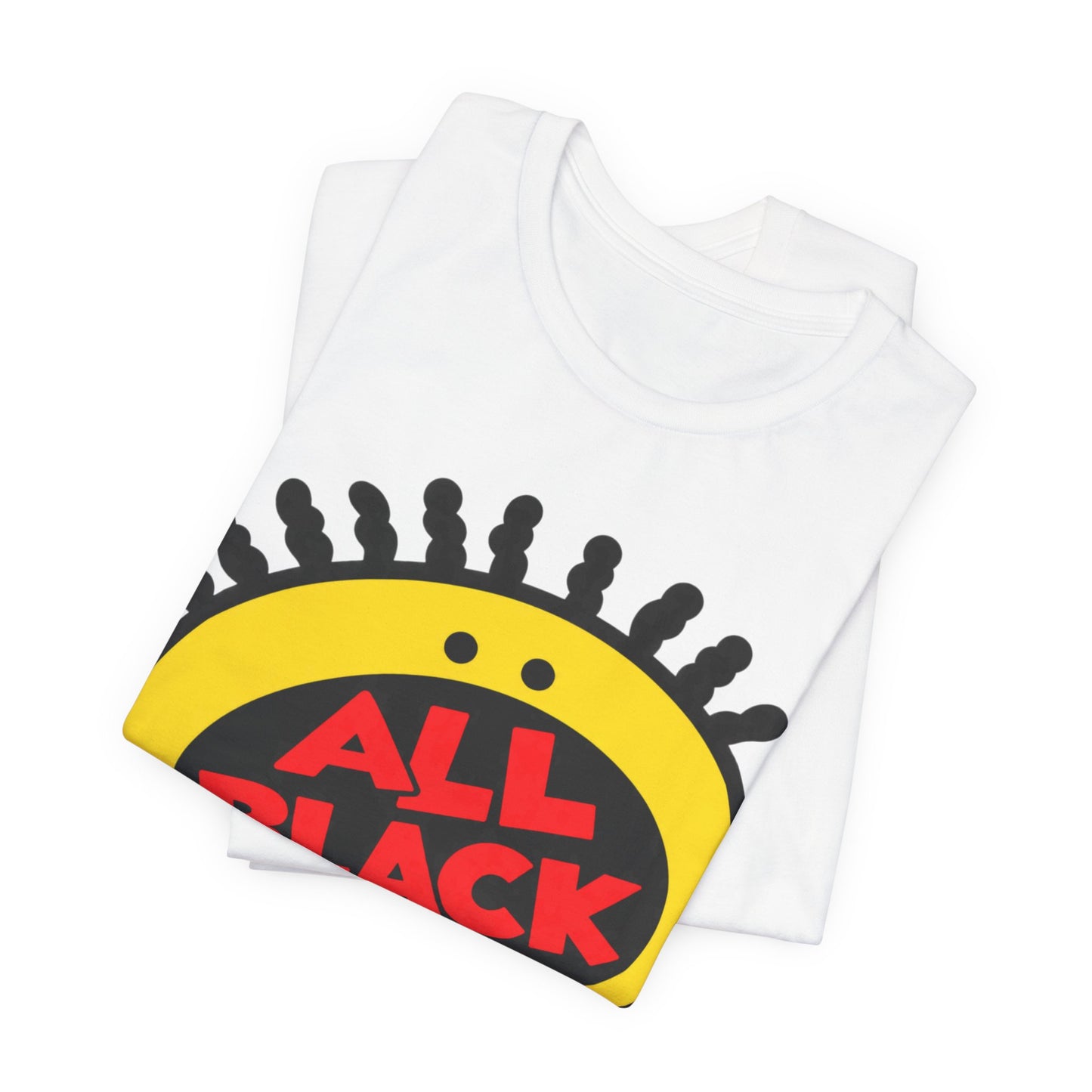 All Black: Unisex Jersey Short Sleeve Tee
