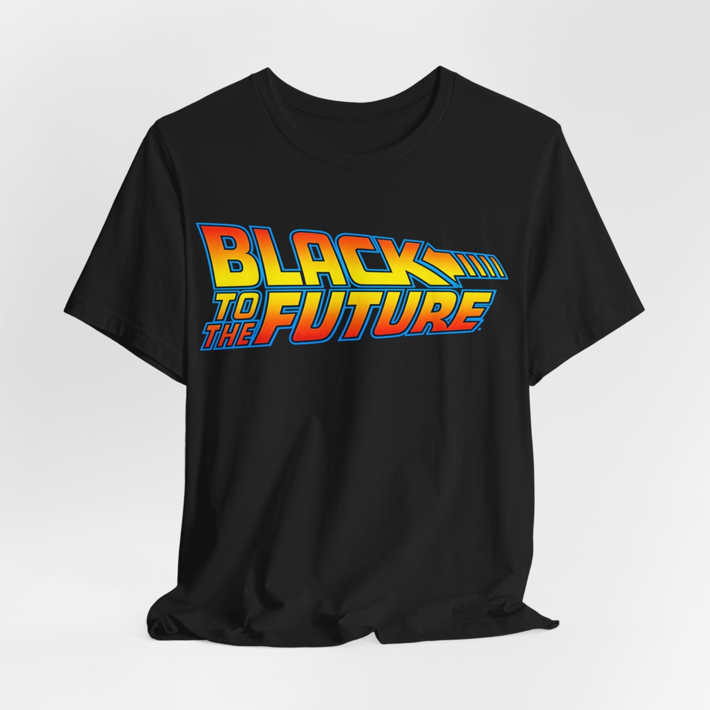Black to the Future: Unisex Jersey Short Sleeve Tee