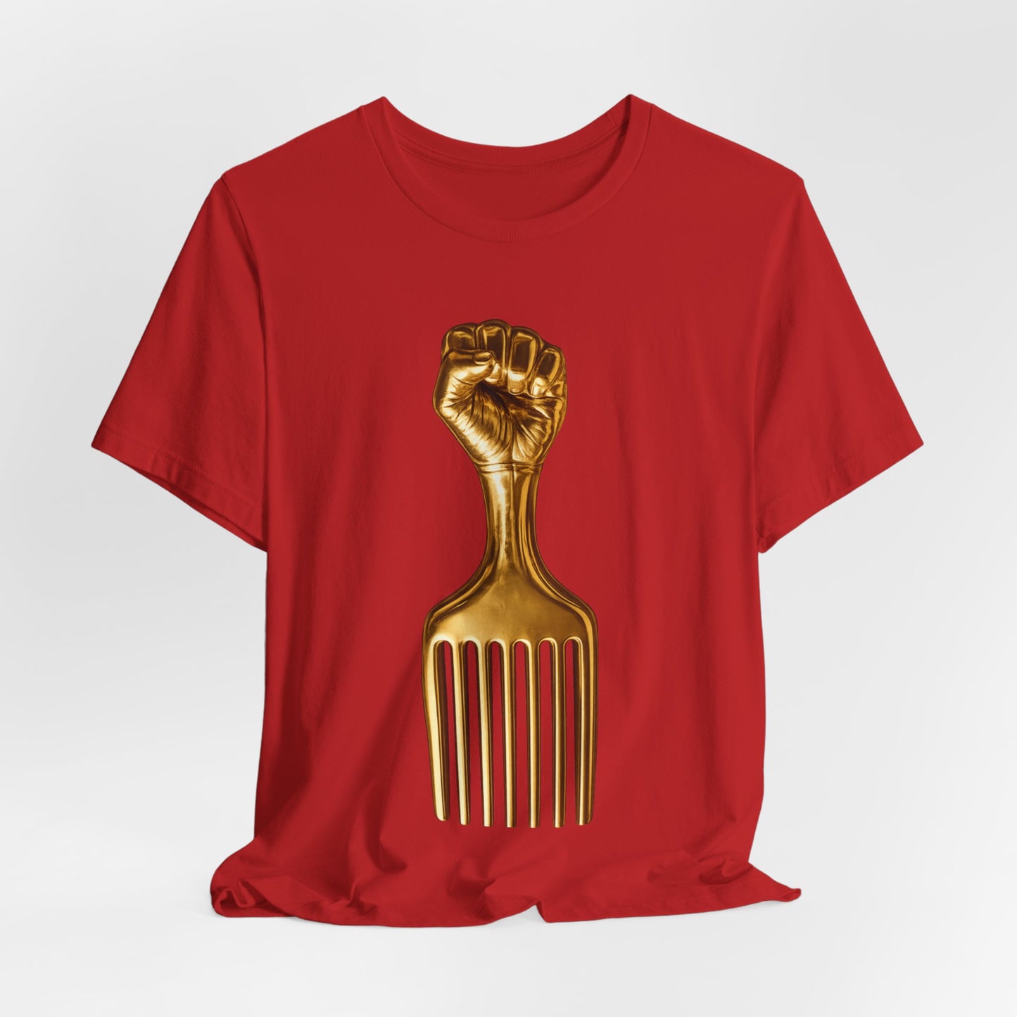 Golden Fist Pick: Unisex Jersey Short Sleeve Tee