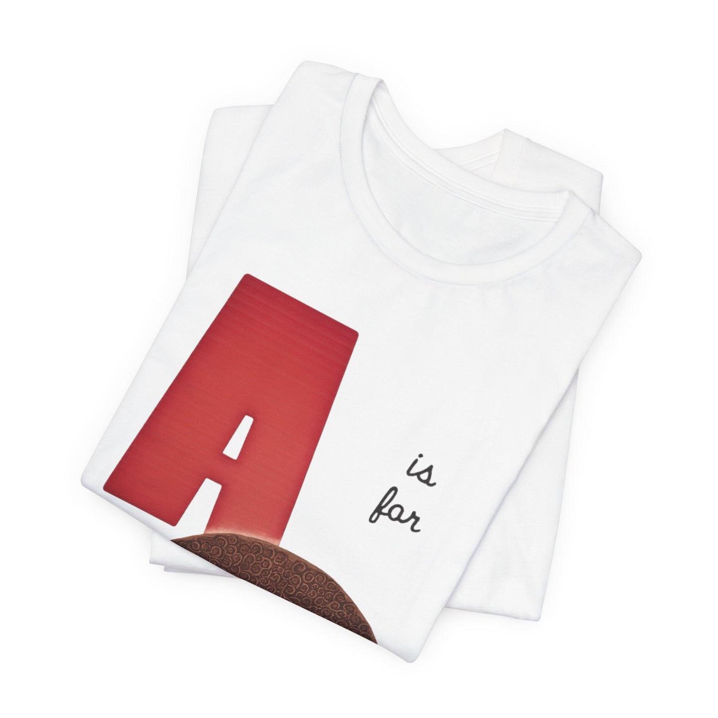A is for Afro: Unisex Jersey Short Sleeve Tee