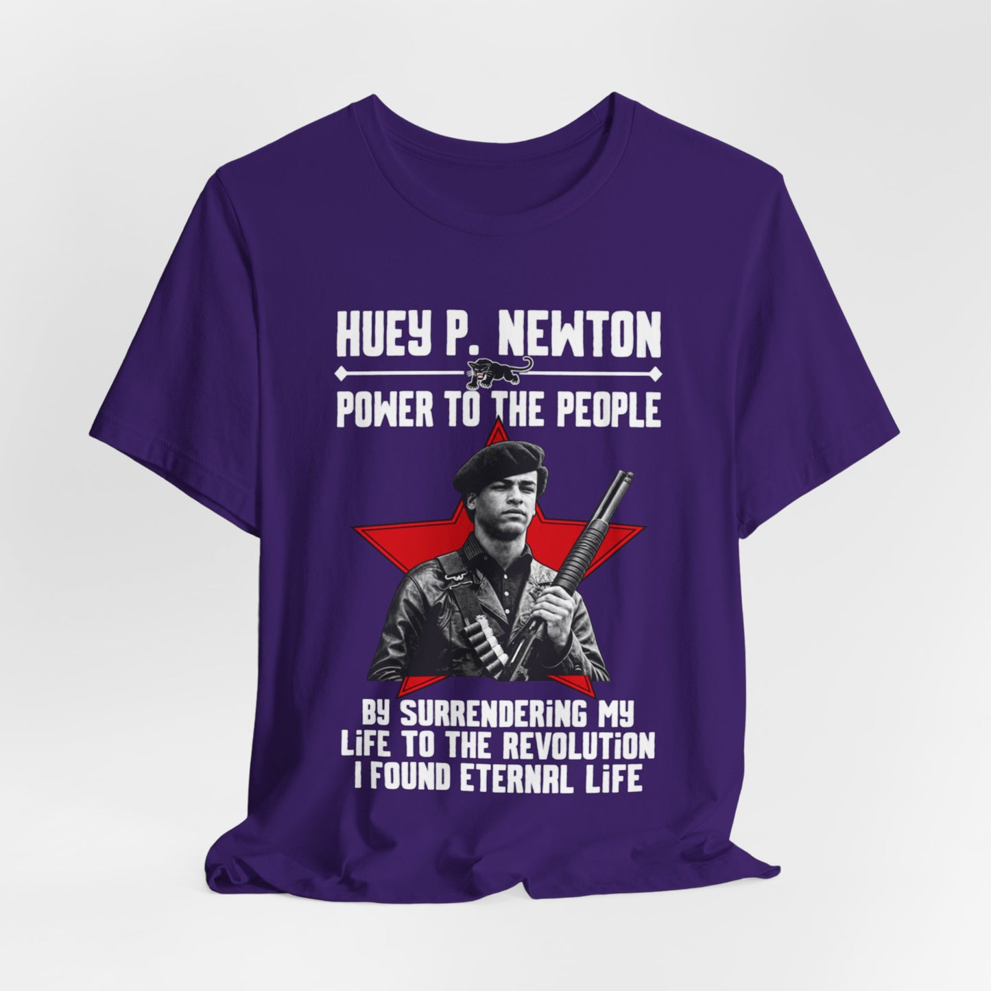Dr. Huey P. Newton/Power to the People: Unisex Jersey Short Sleeve Tee
