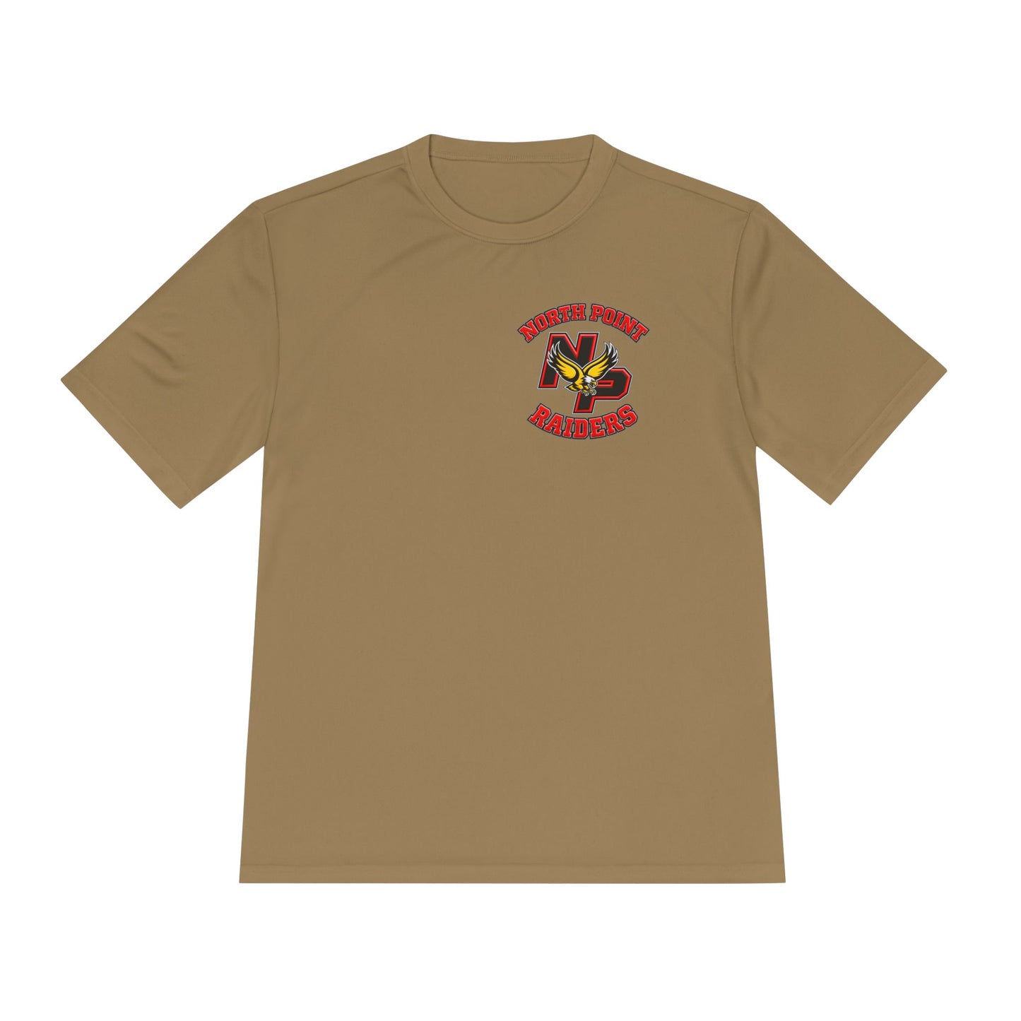 Raiders/Coyote Brown: Unisex Moisture Wicking Tee