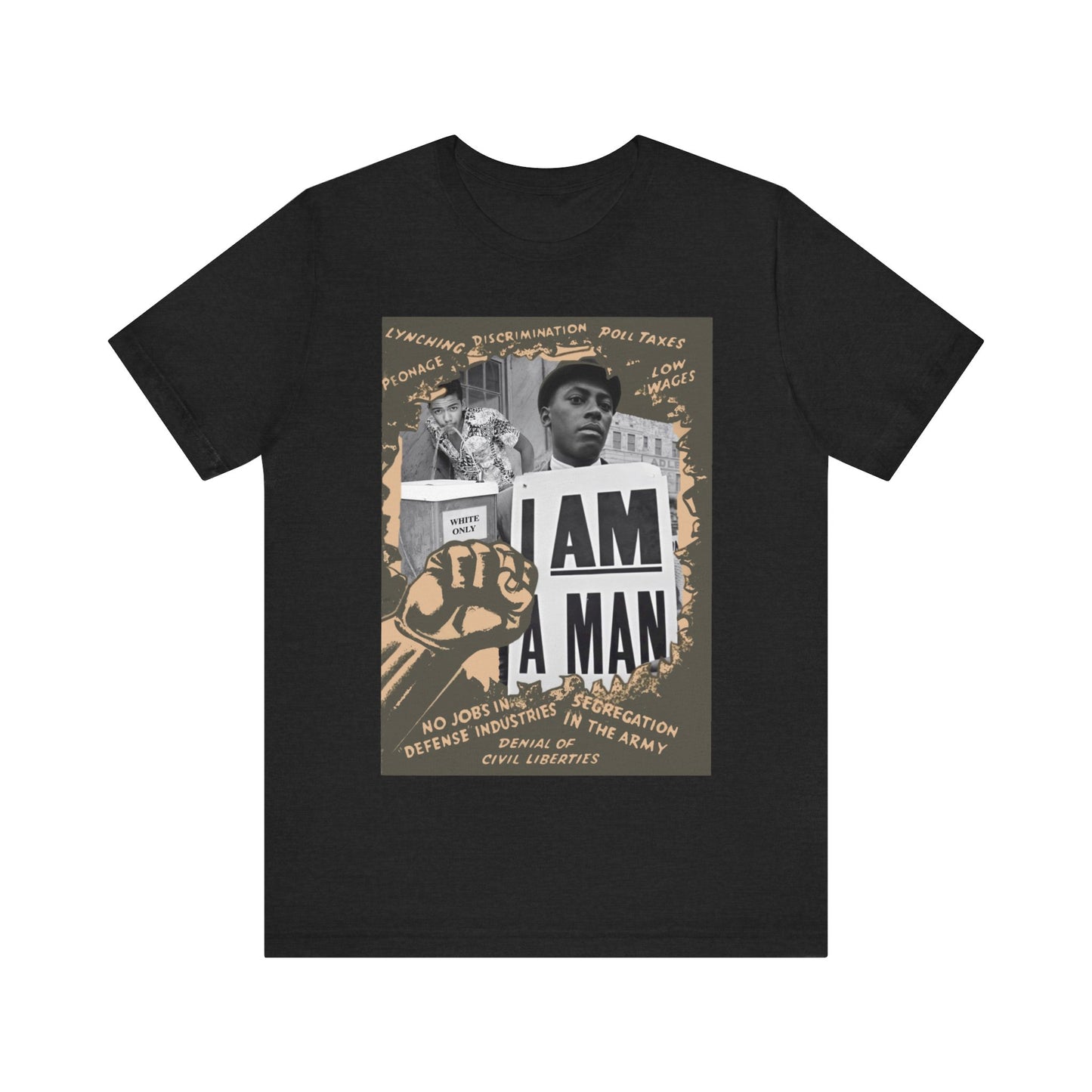 Jim Crow: Unisex Jersey Short Sleeve Tee