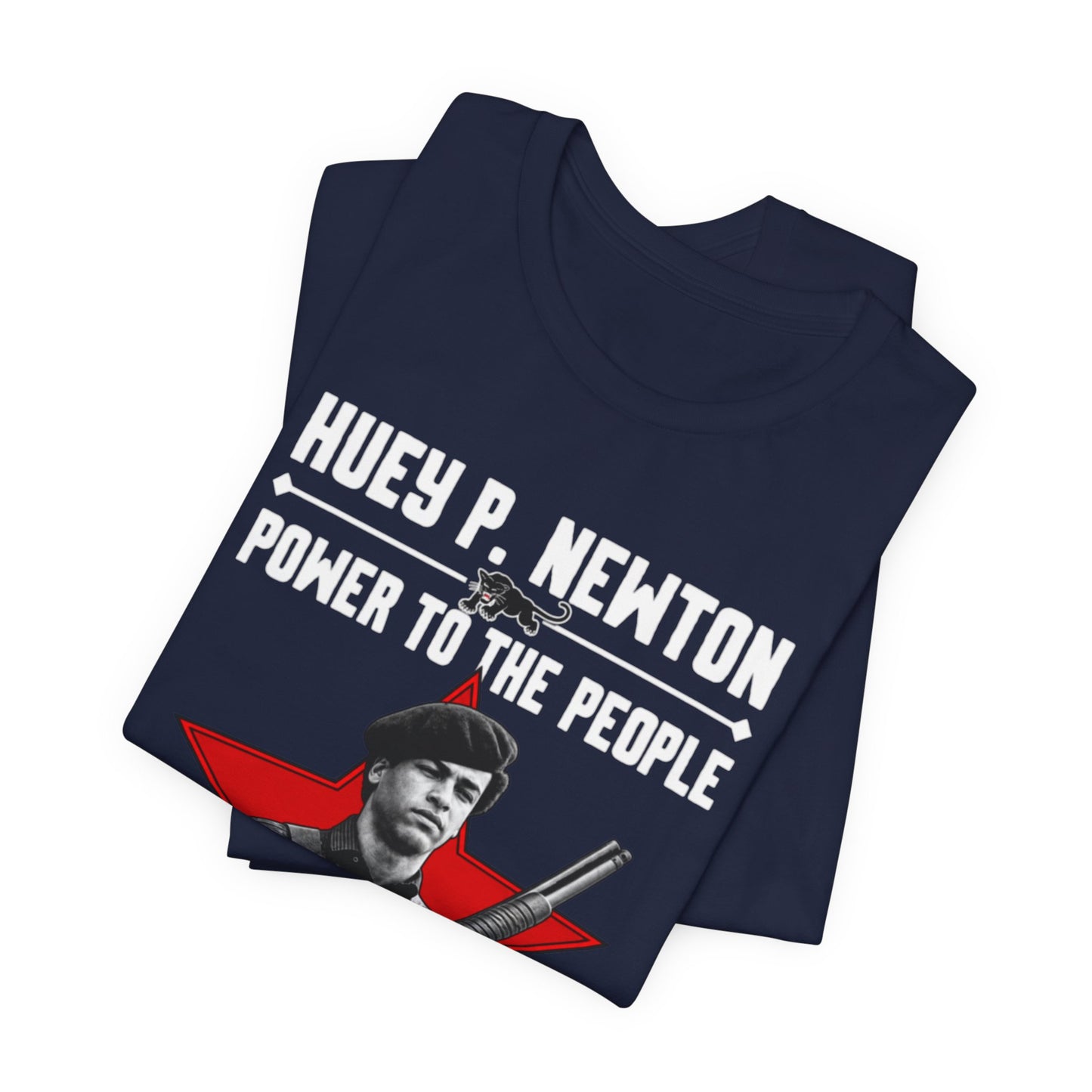 Dr. Huey P. Newton/Power to the People: Unisex Jersey Short Sleeve Tee