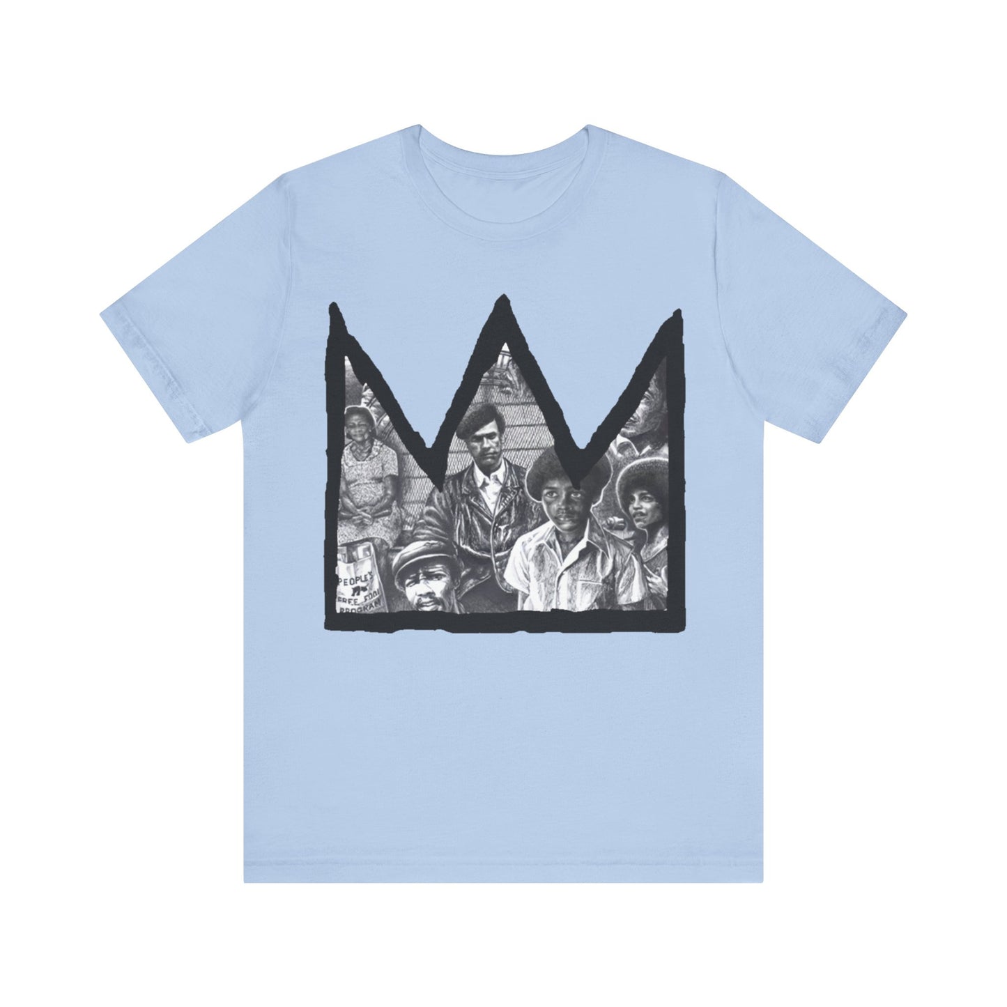 Black Panther Crown: Unisex Jersey Short Sleeve Tee