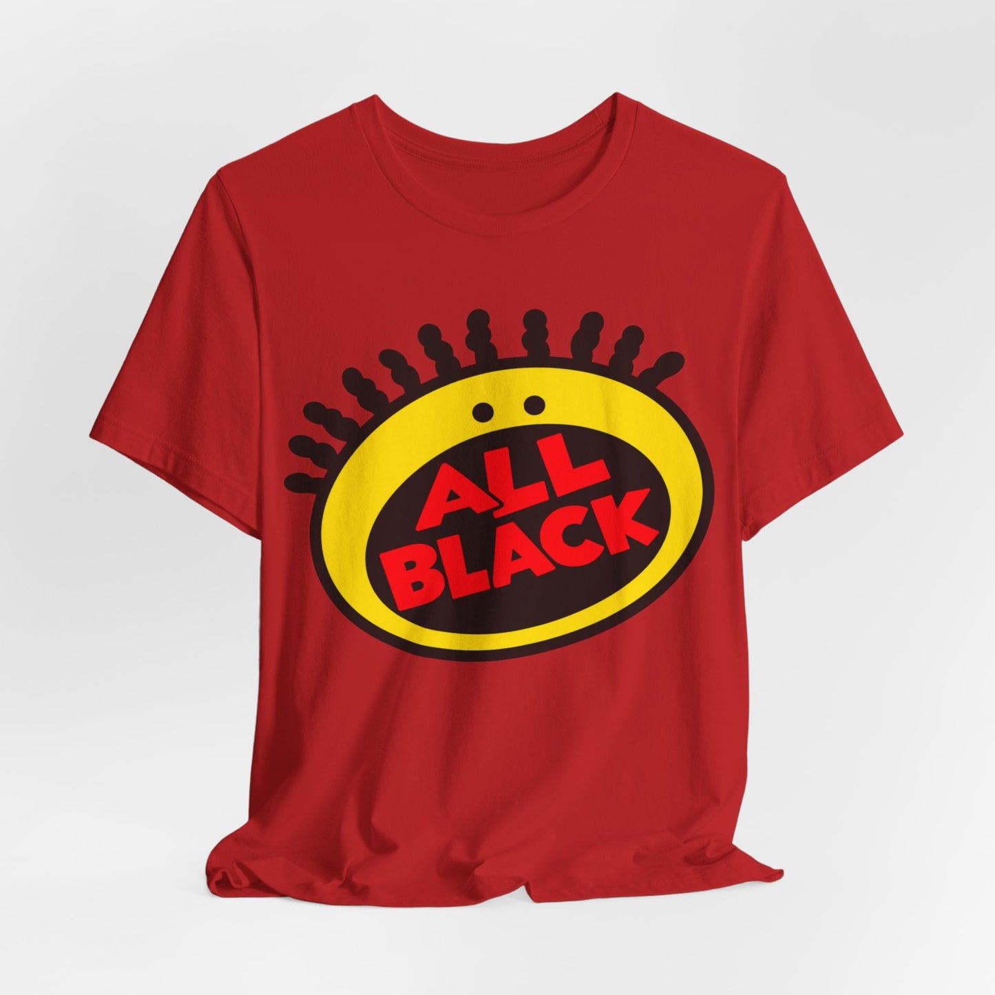 All Black: Unisex Jersey Short Sleeve Tee